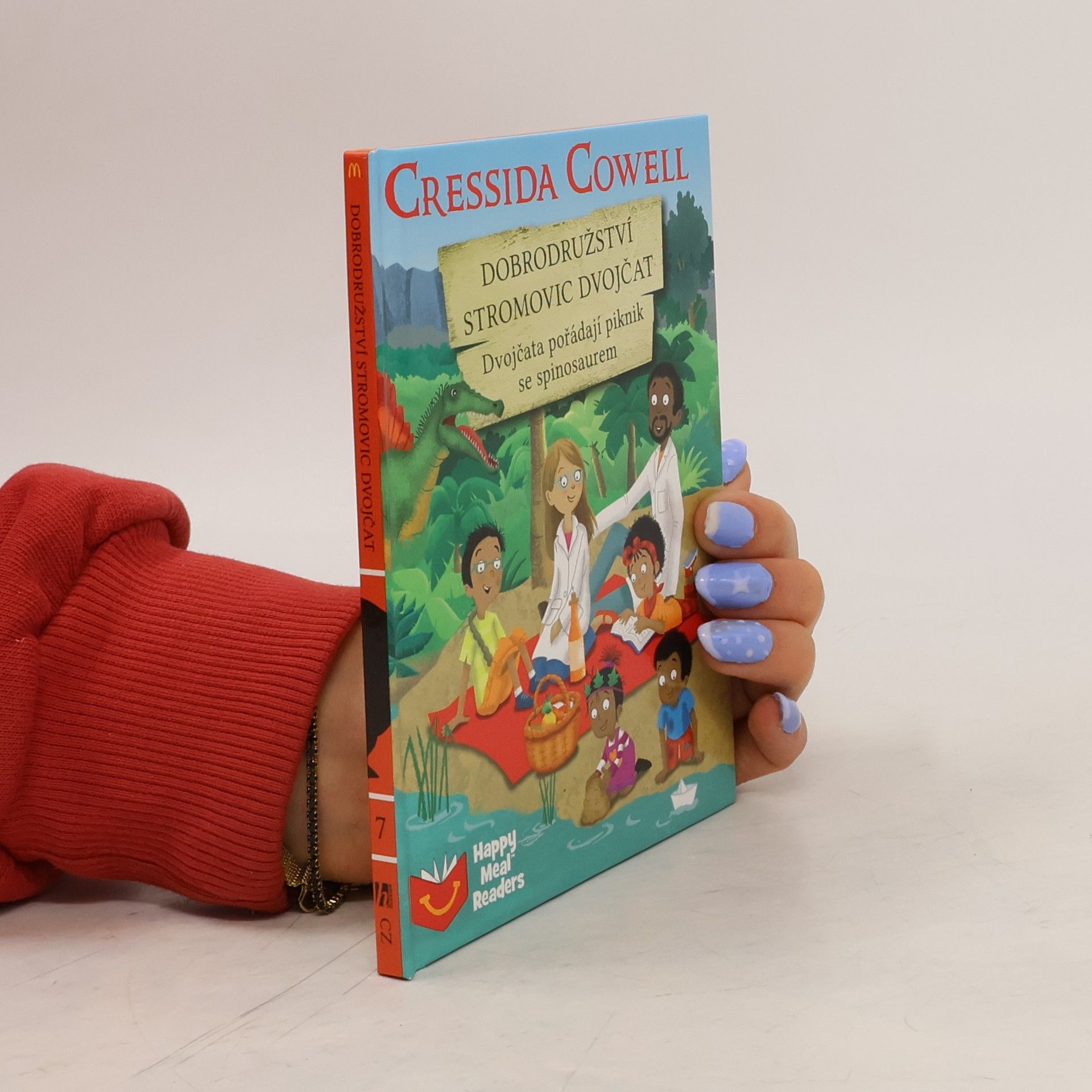 Cressida Cowell Dobrodružství Stromovic dvojčat : Dvojčata pořádají piknik se spinosaurem