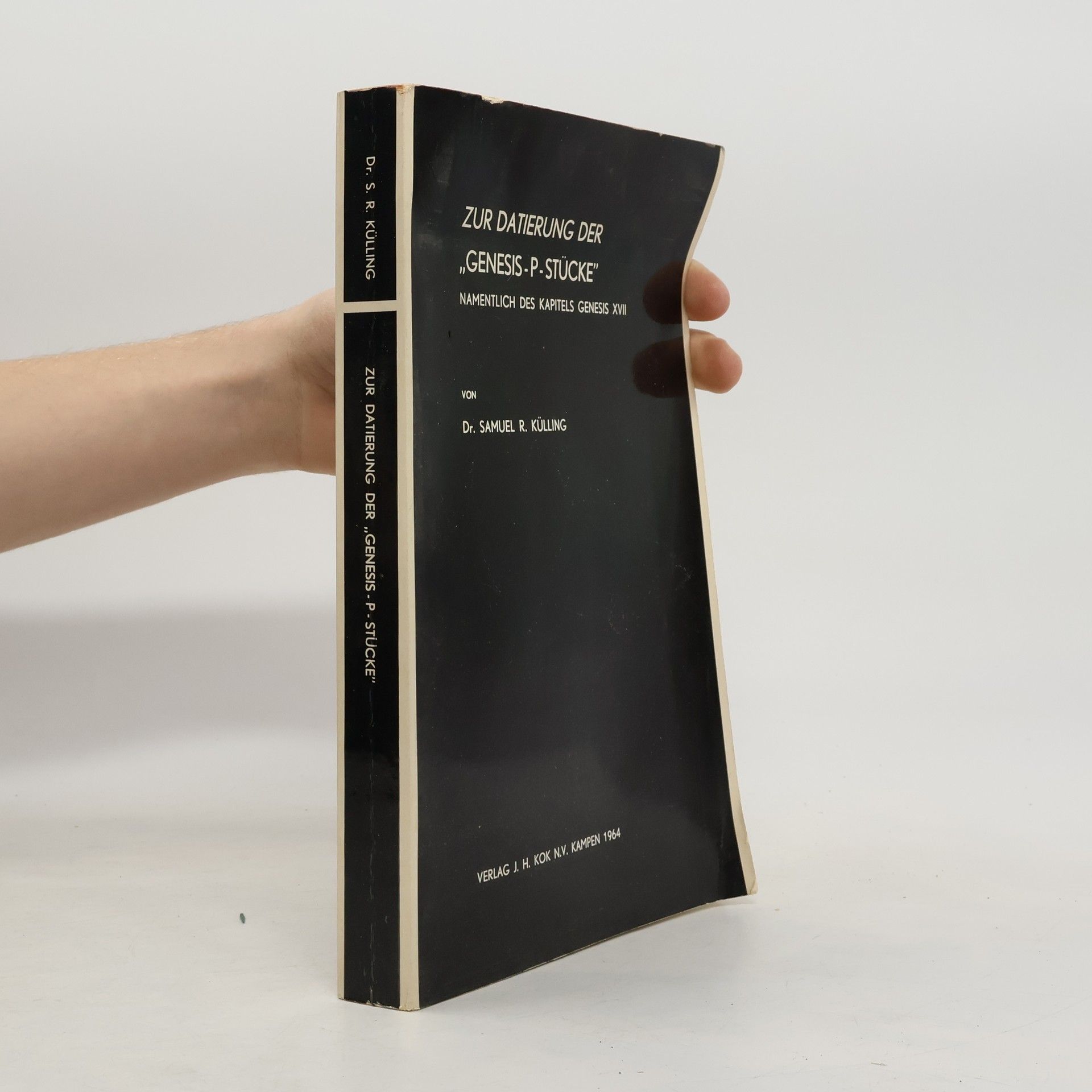 Samuel R. Külling Zur Datierung der "Genesis-P-Stücke"