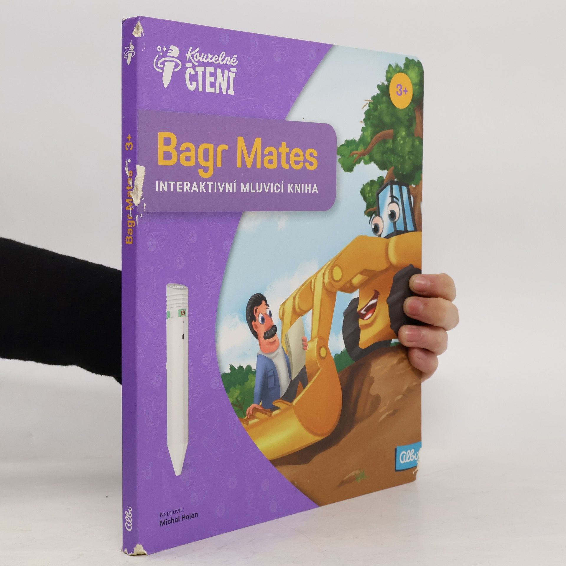 Lucie Krystlíková Bagr Mates. Interaktivní mluvicí kniha