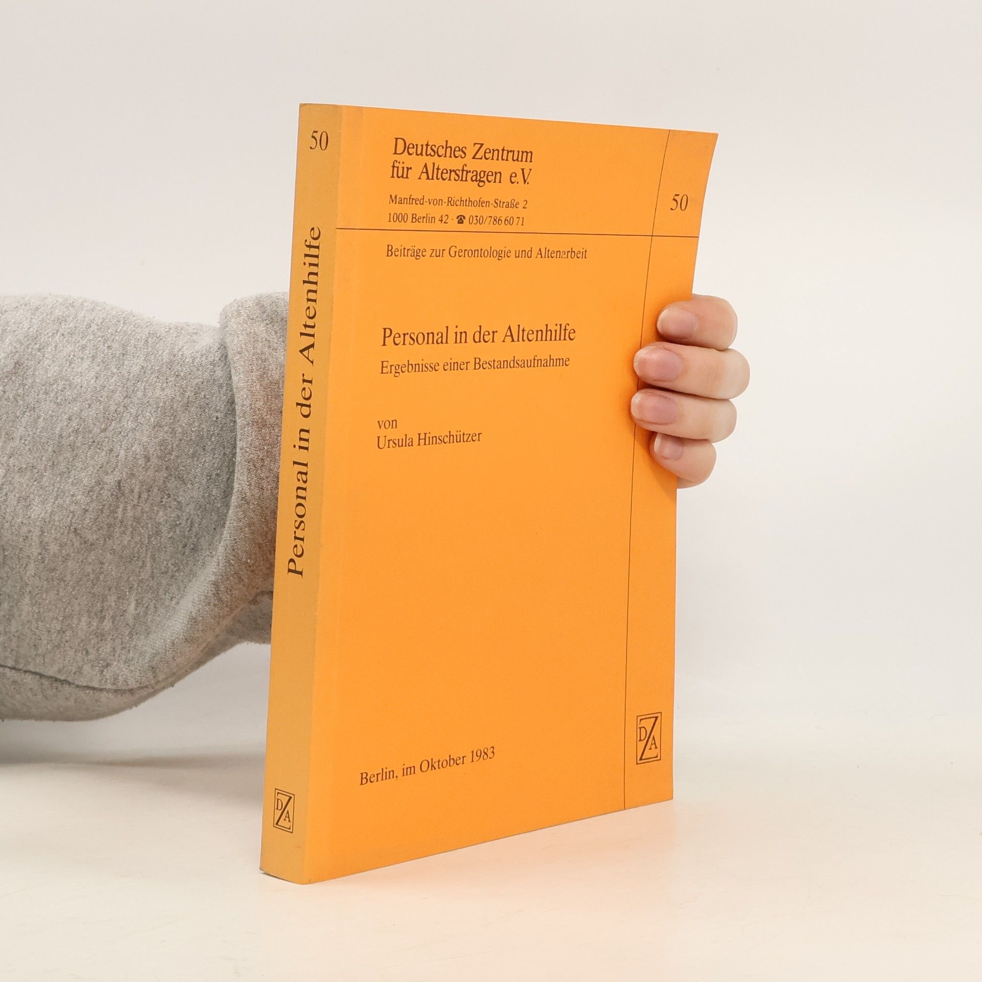 Ursula Hinschützer Personal in der Altenhilfe