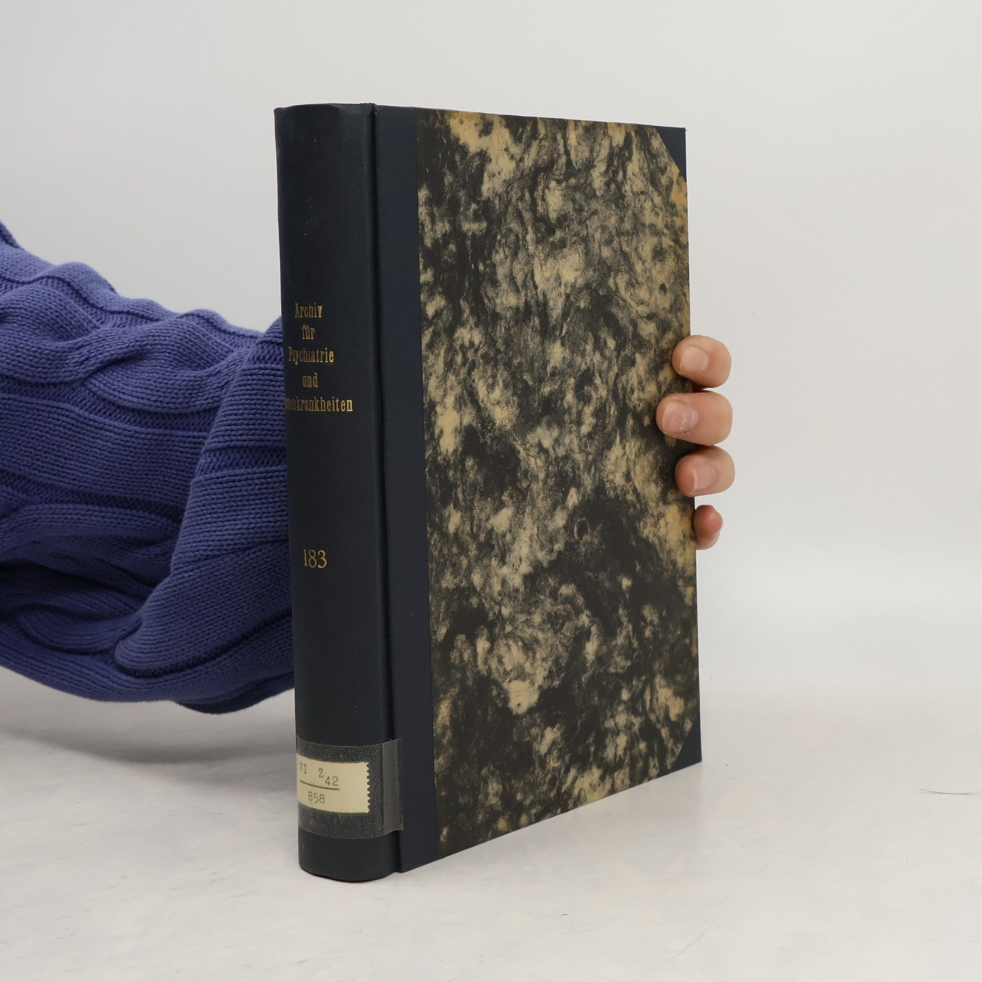 Kolektiv autorů Archiv für Psychiatrie und Nervenkrankheiten 183