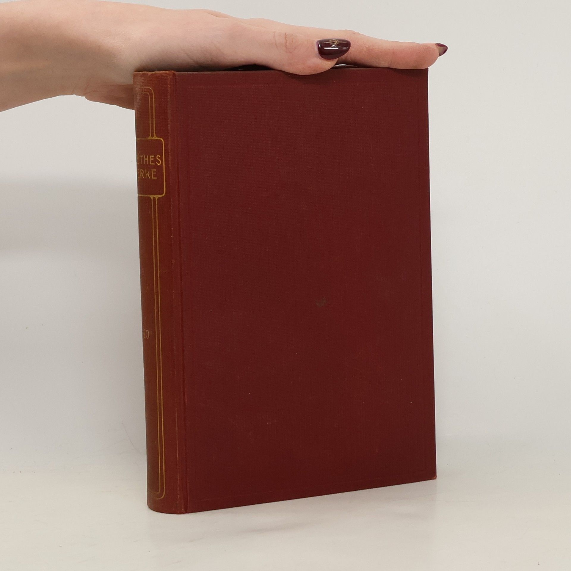 Karl Alt Goethes Werke. Auswahl in zwanzig Teilen 20