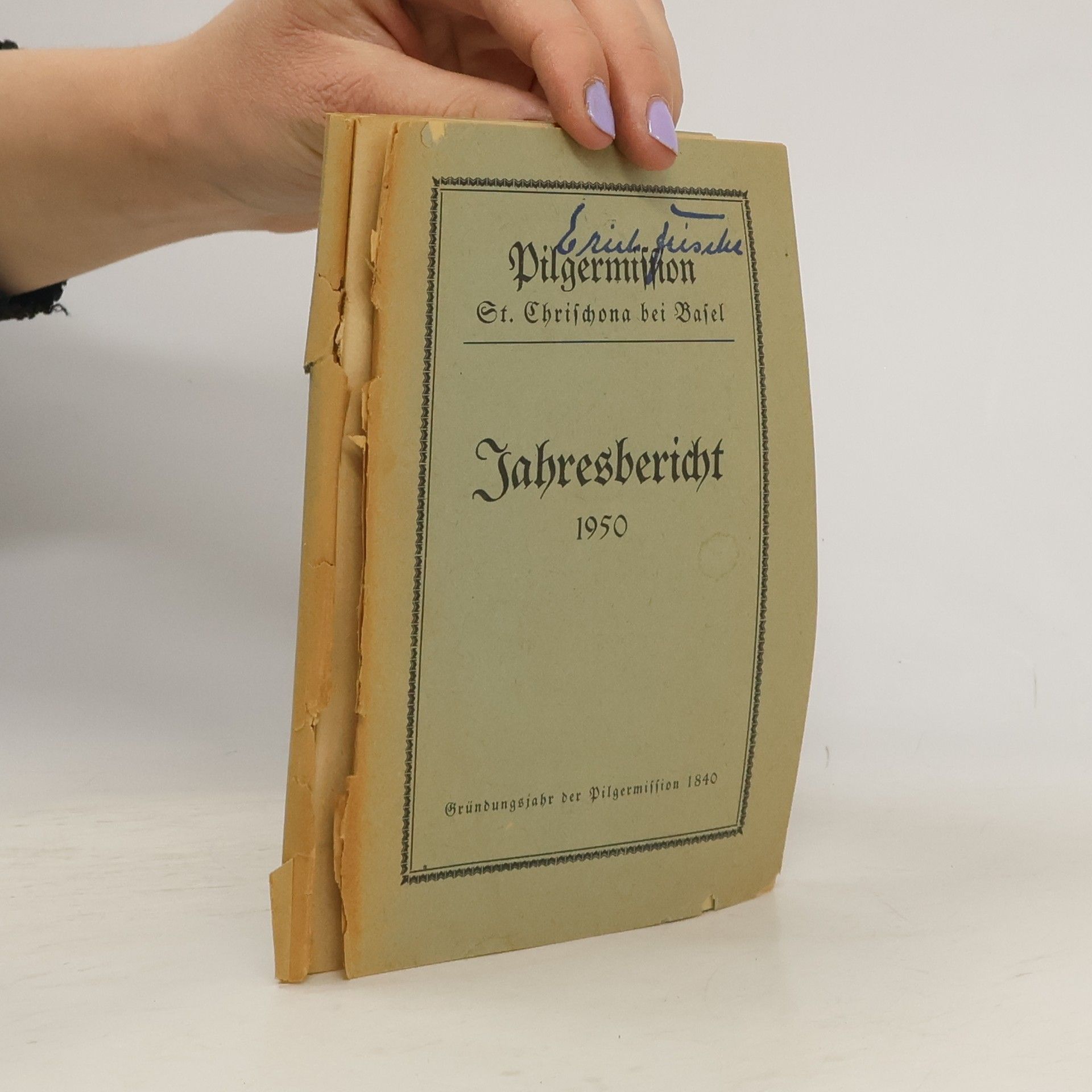 Various authors Jahresbericht 1950