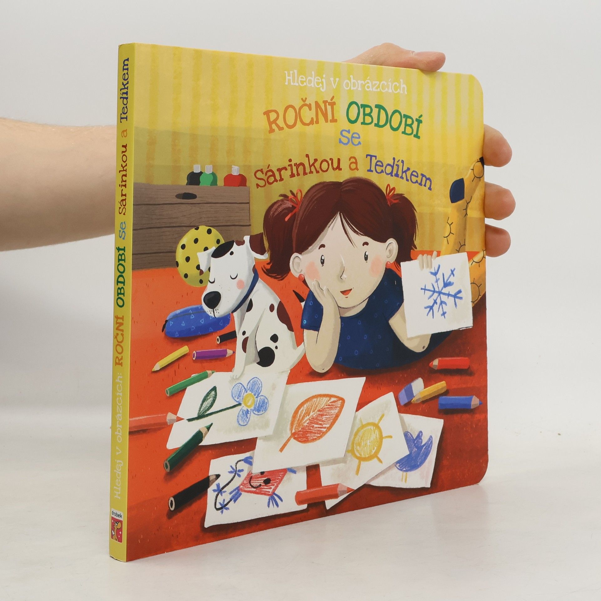 Lucie Sobelová Roční období se Sárinkou a Tedíkem : hledej v obrázcích