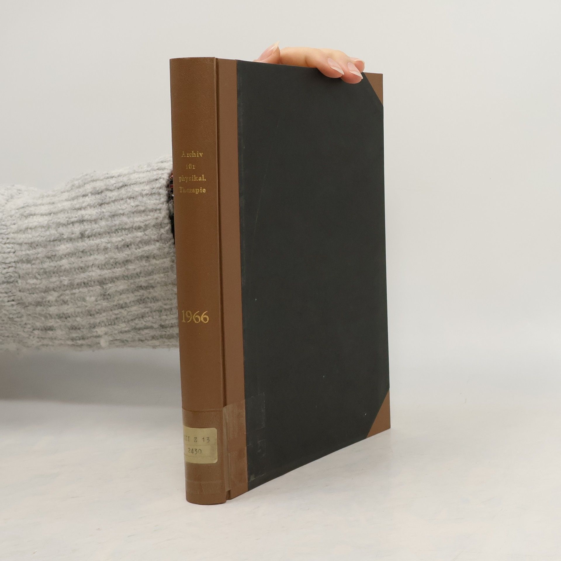 Collectif d'auteurs Archiv für Physikalische Therapie