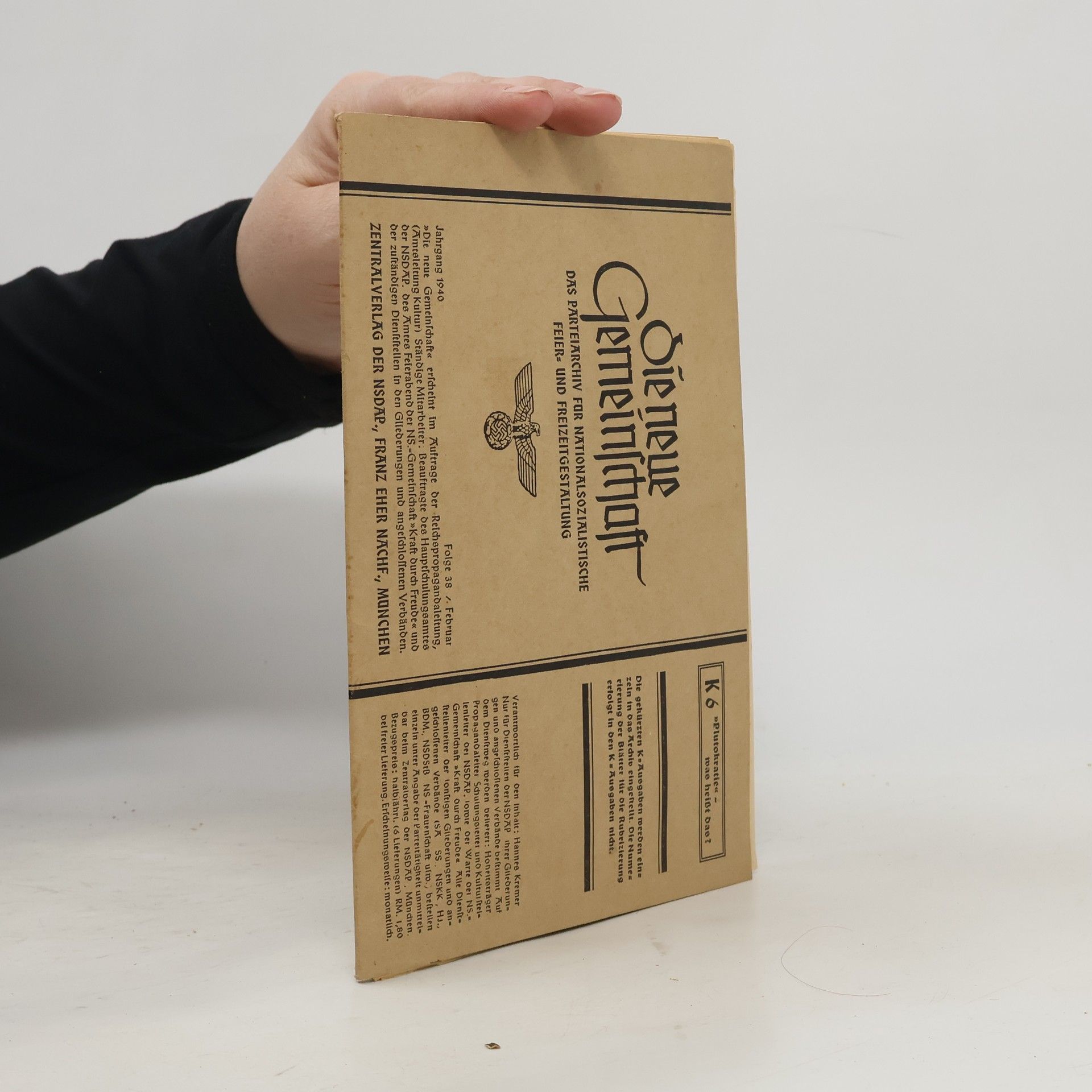 Various authors Die neue Gemeinschaft