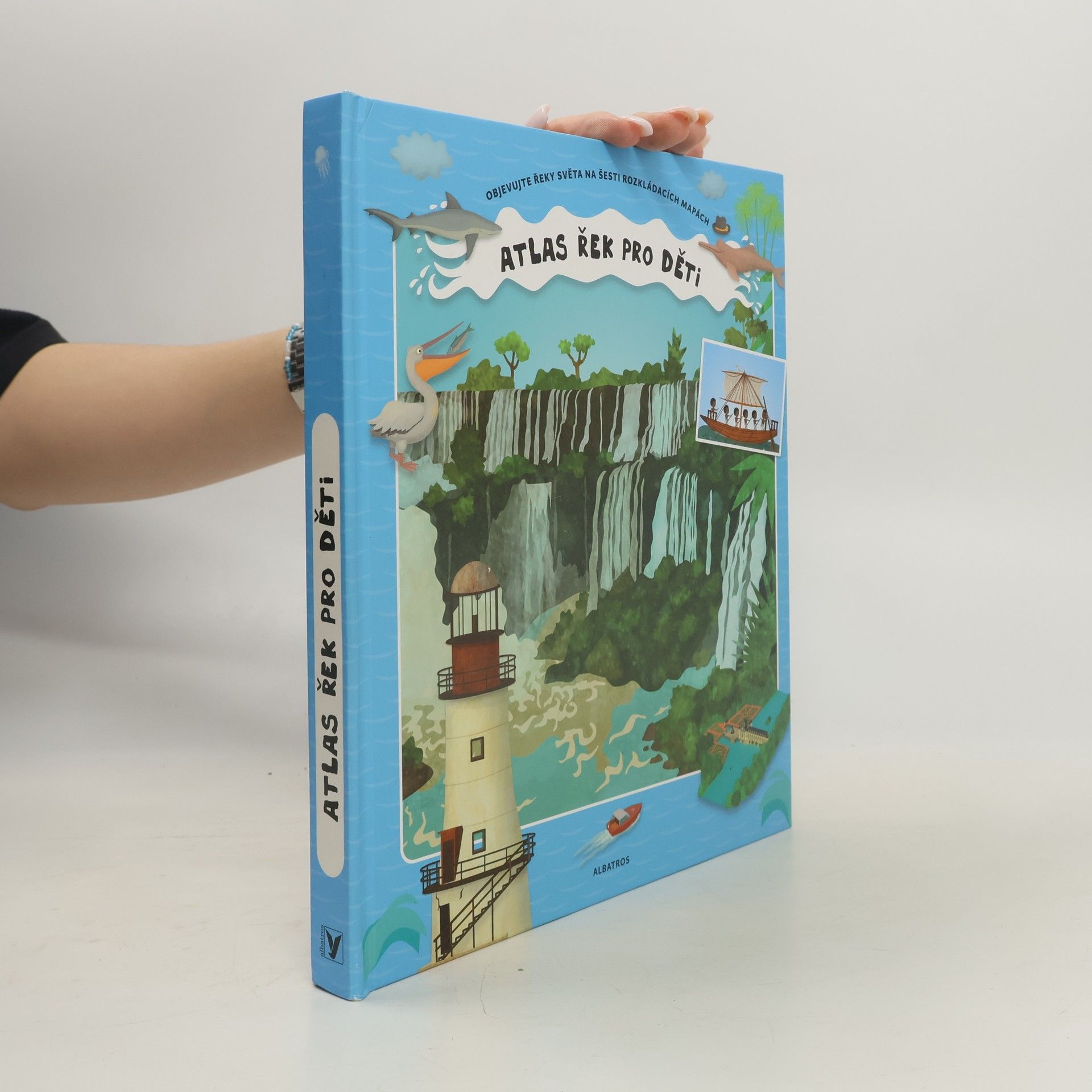 Tomáš Tůma Atlas řek pro děti : objevujte řeky světa na šesti rozkládacích mapách