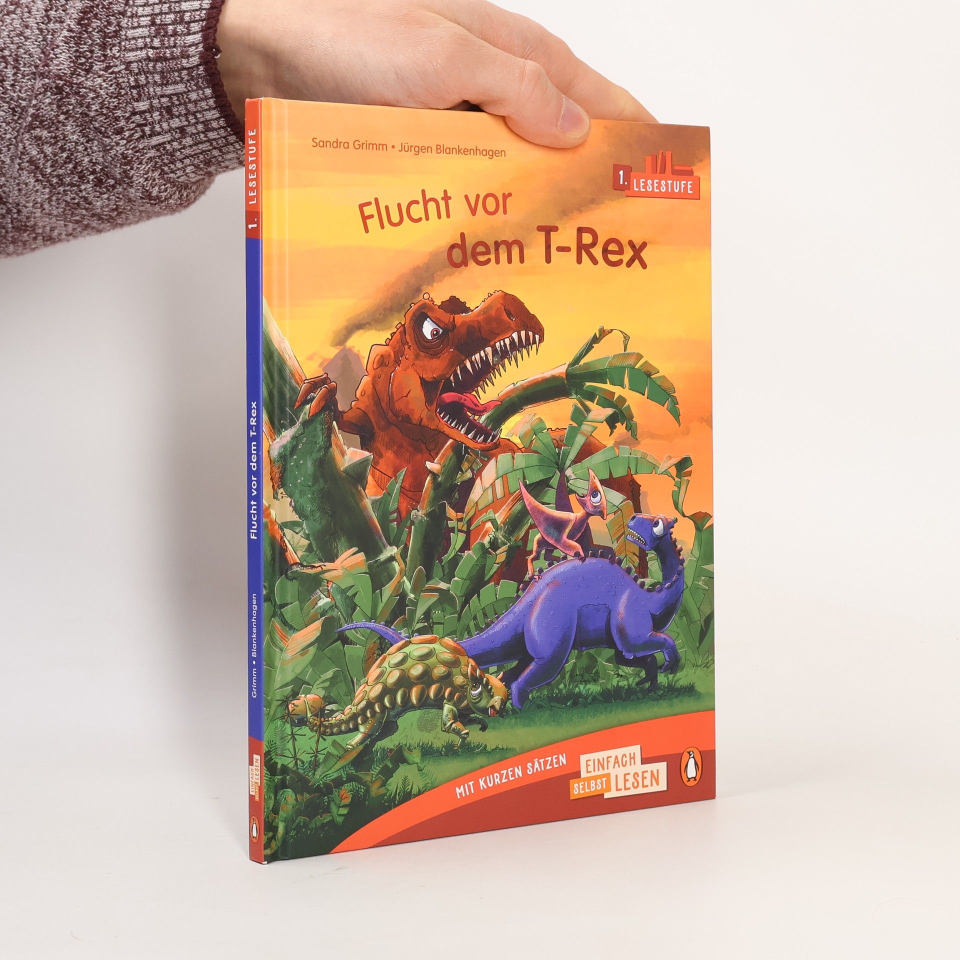 Sandra Grimm Penguin JUNIOR - Einfach selbst lesen: Flucht vor dem T-Rex (Lesestufe 1)