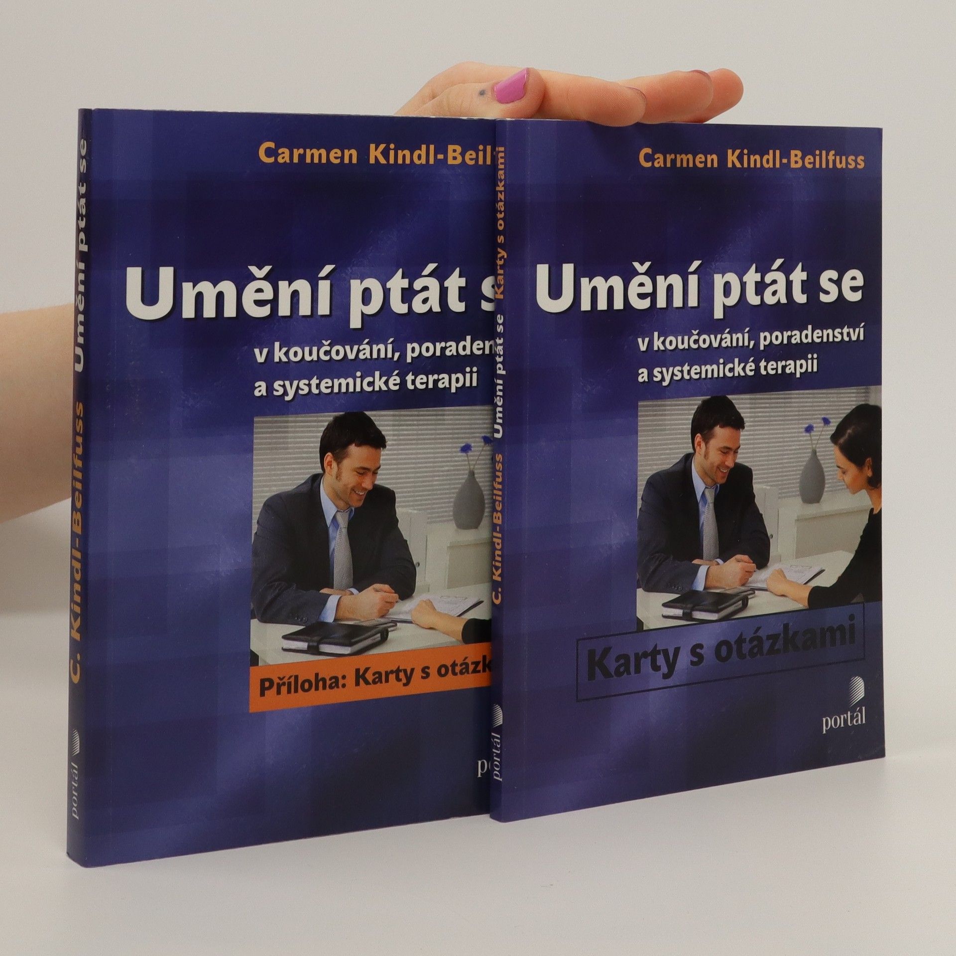 Carmen Kindl Beilfuß Umění ptát se (Kniha + Karty s otázkami)