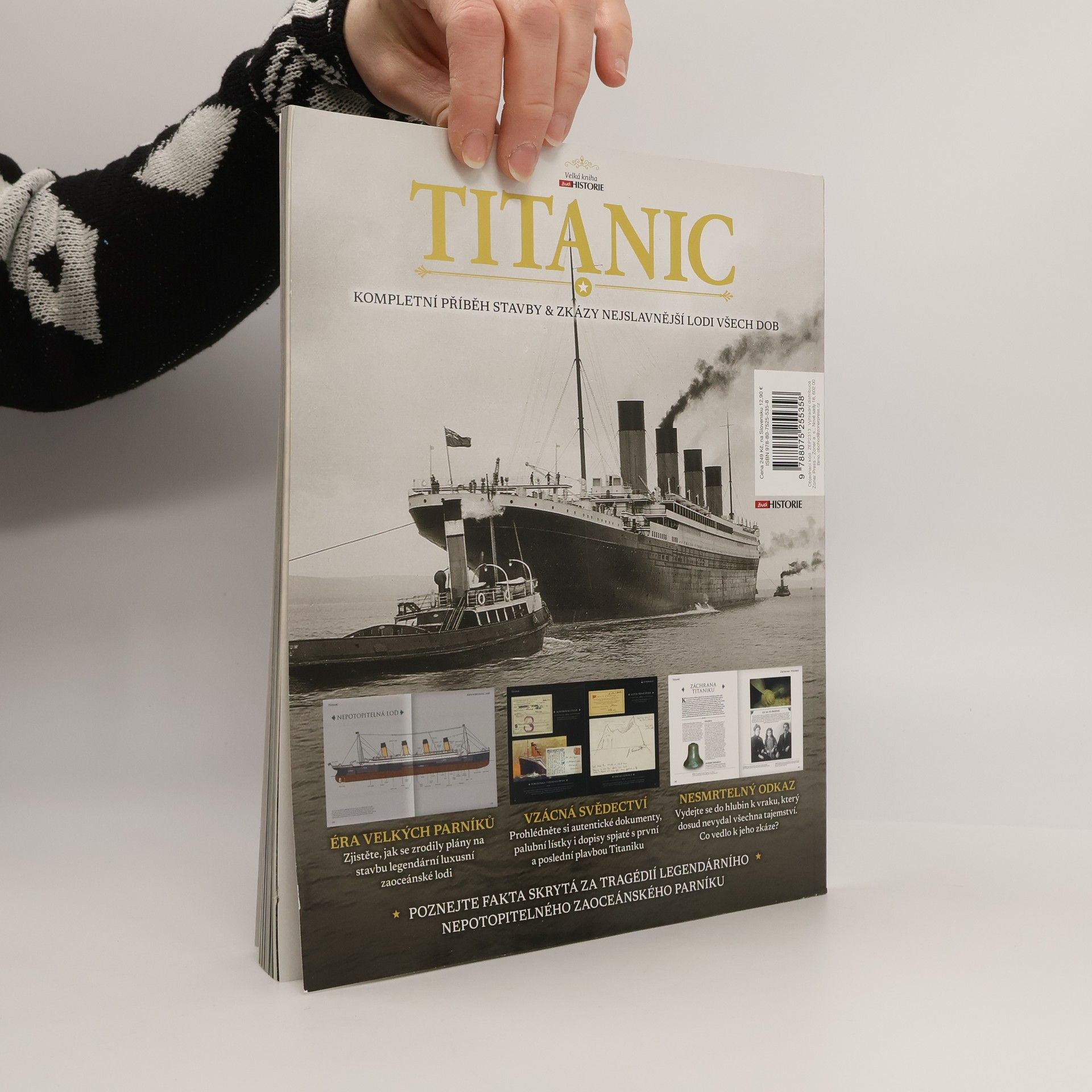 Beau Riffenburgh Titanic : velká kniha : kompletní příběh stavby & zkázy nejslavnější lodi všech dob : svědectví přímých účastníků