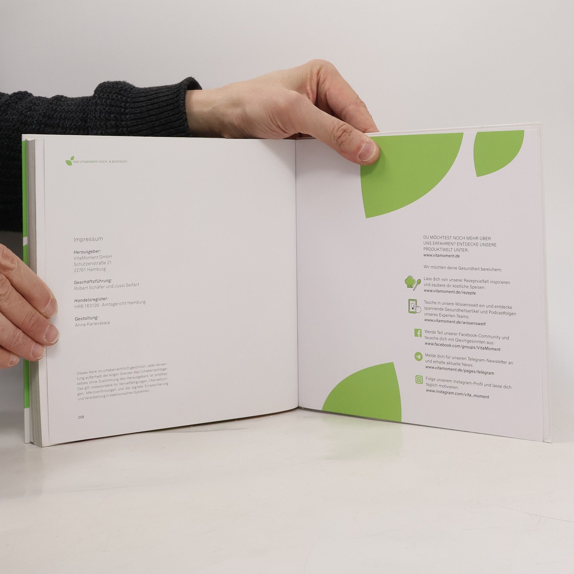 Various authors Das Vita Moment Koch- & Backbuch