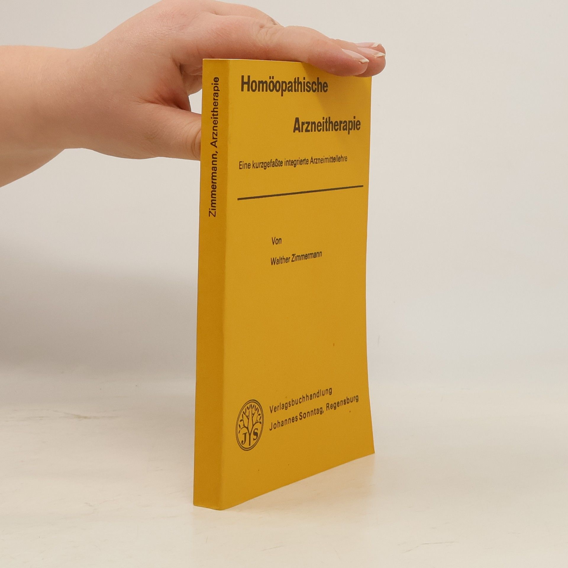 Walther Zimmermann Homöopathische Arzneitherapie