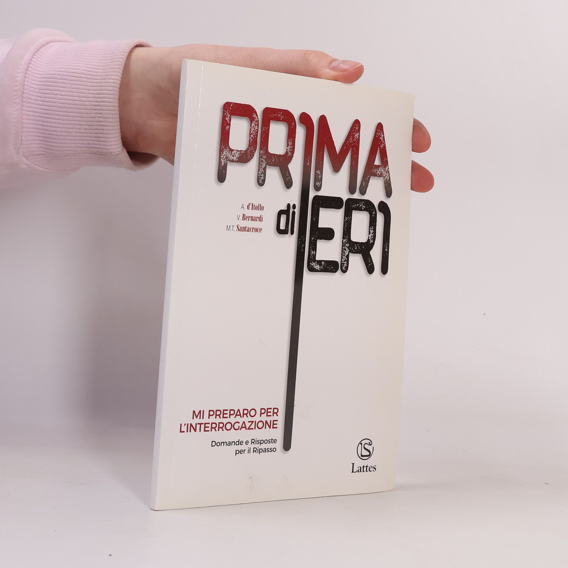 Antonio D'Itollo Prima di ieri