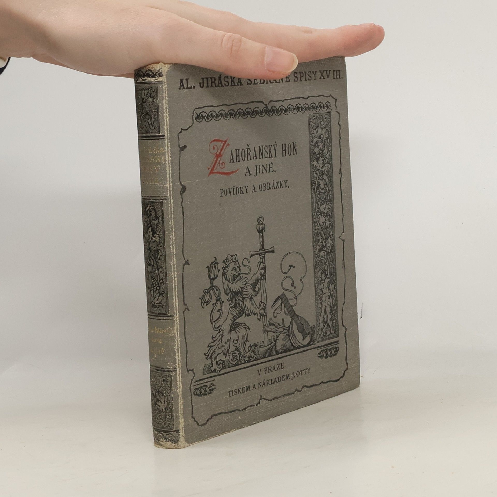 Alois Jirásek Zahořanský hon a jiné povídky a obrázky