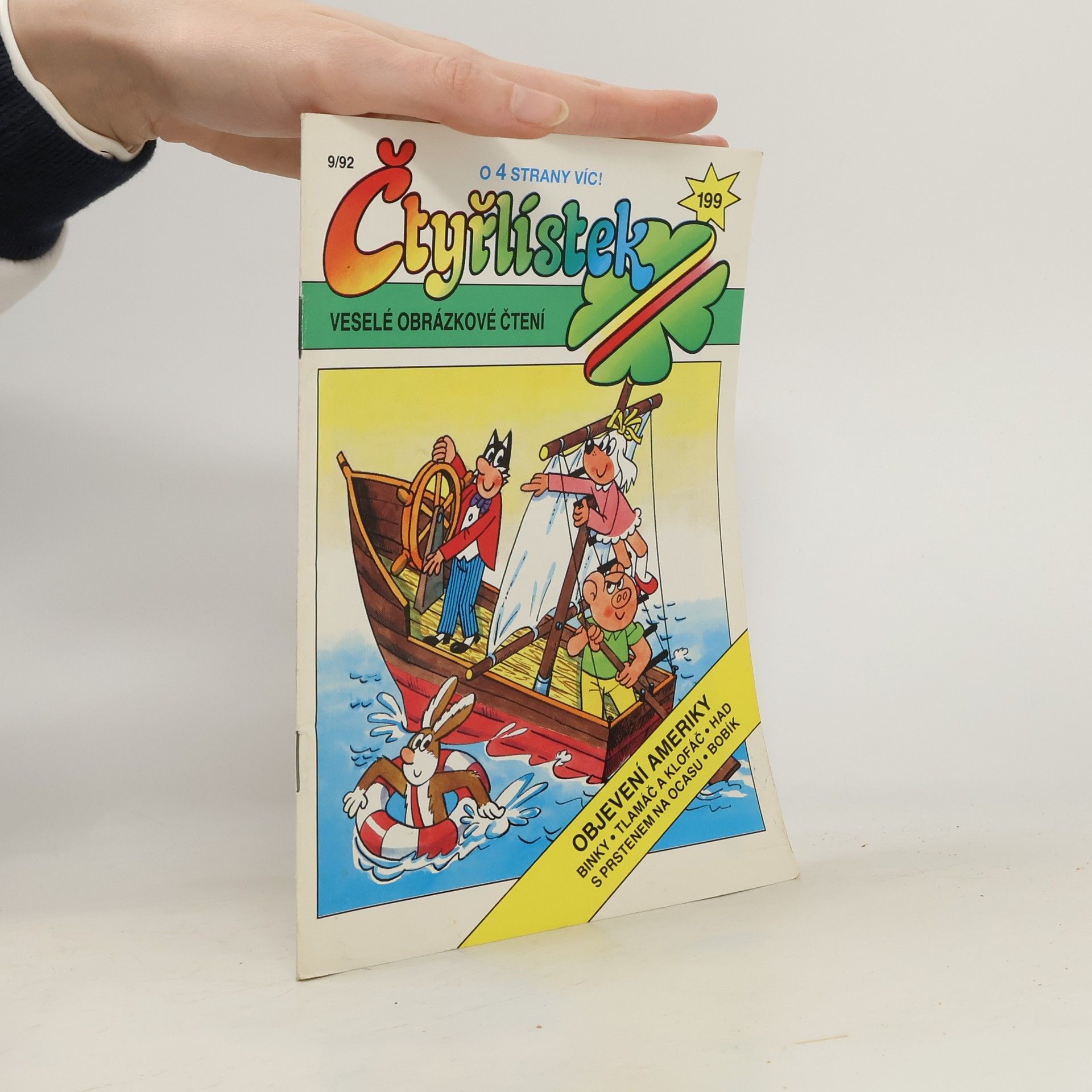 Various authors Čtyřlístek 199. 9/1992 Objevení Ameriky