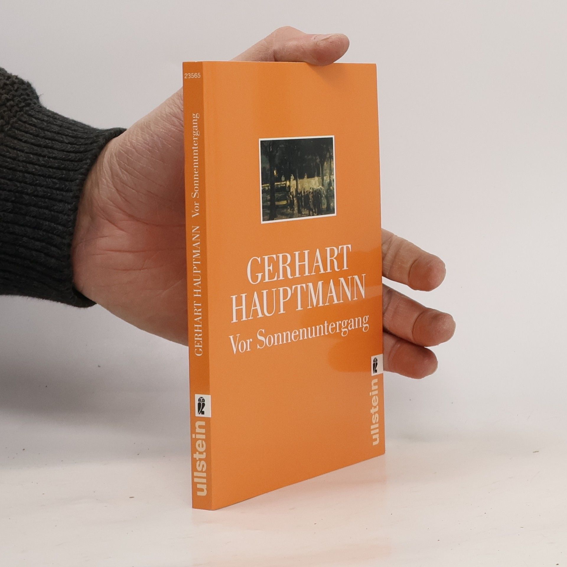 Gerhart Hauptmann Vor Sonnenuntergang