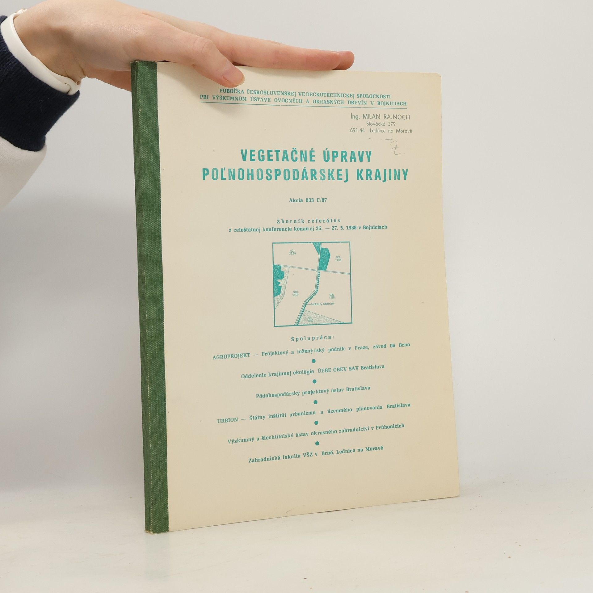 Autorenkollektiv Vegetačné úpravy poľnohospodárskej krajiny