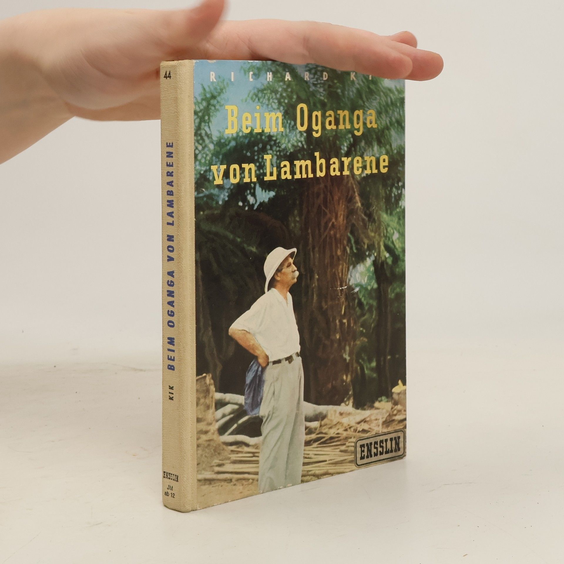 Richard Kik Beim Oganga von Lambarene