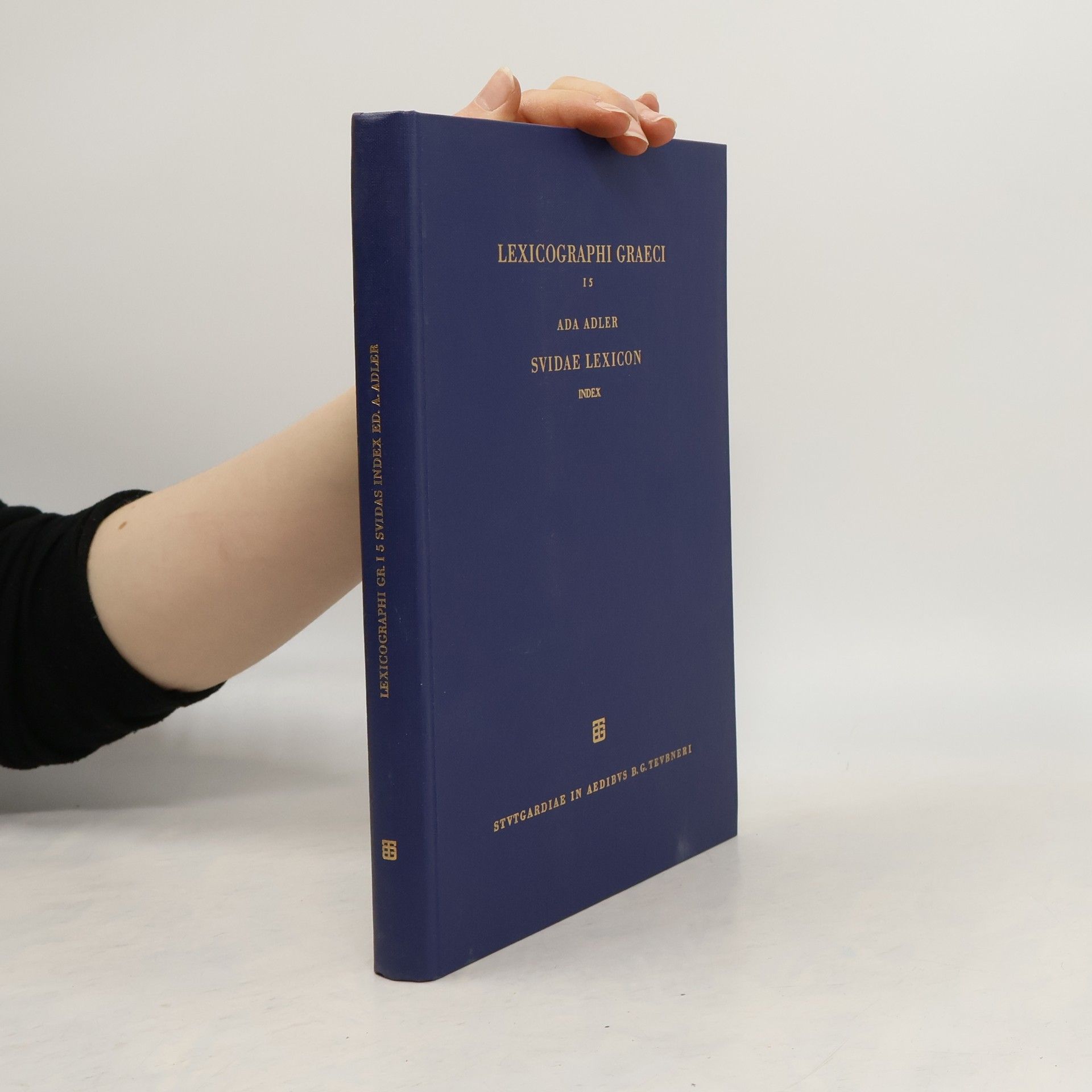 Ada Adler Lexicographi Graeci Vol. I 5 Suidae Lexicon