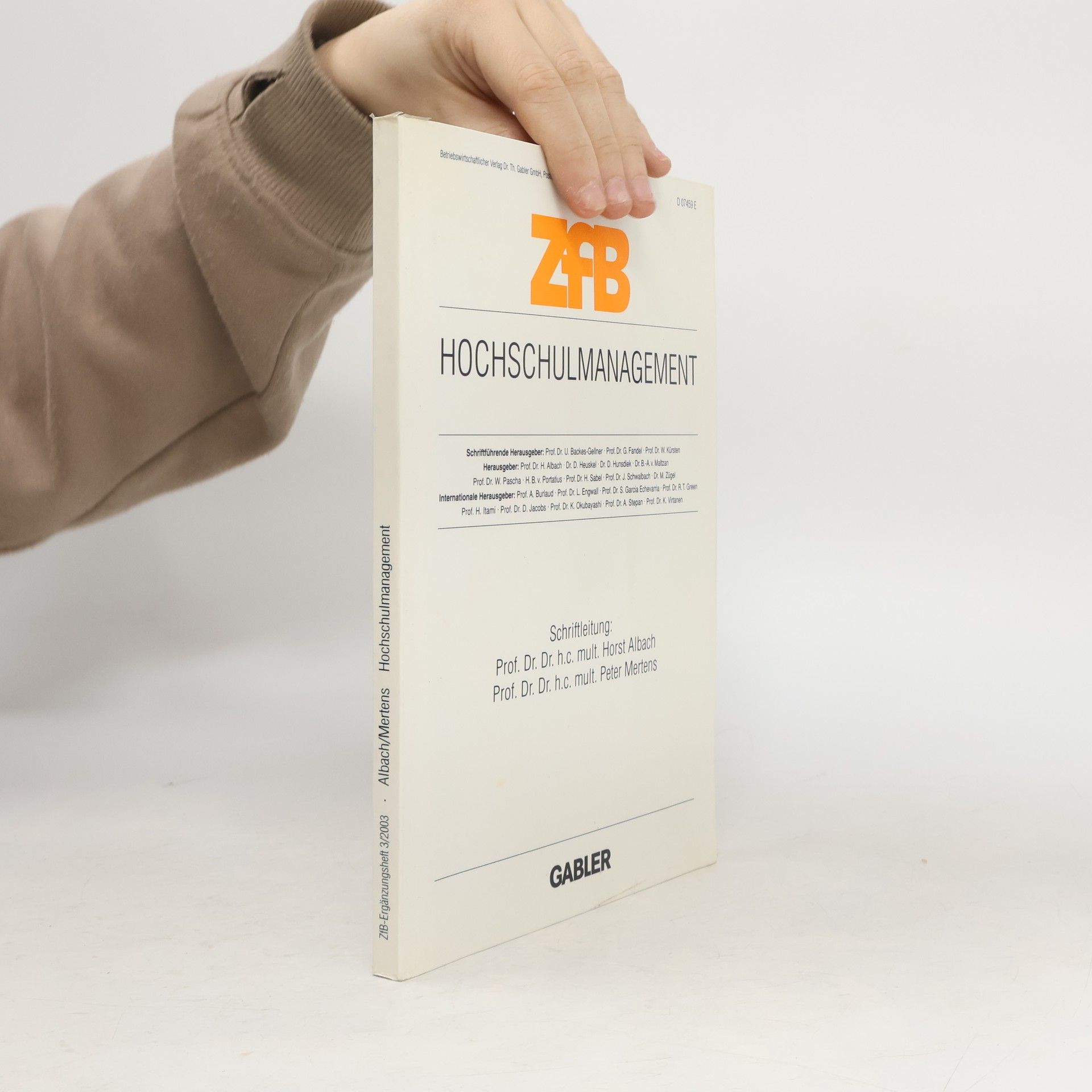 Peter Mertens Hochschulmanagement