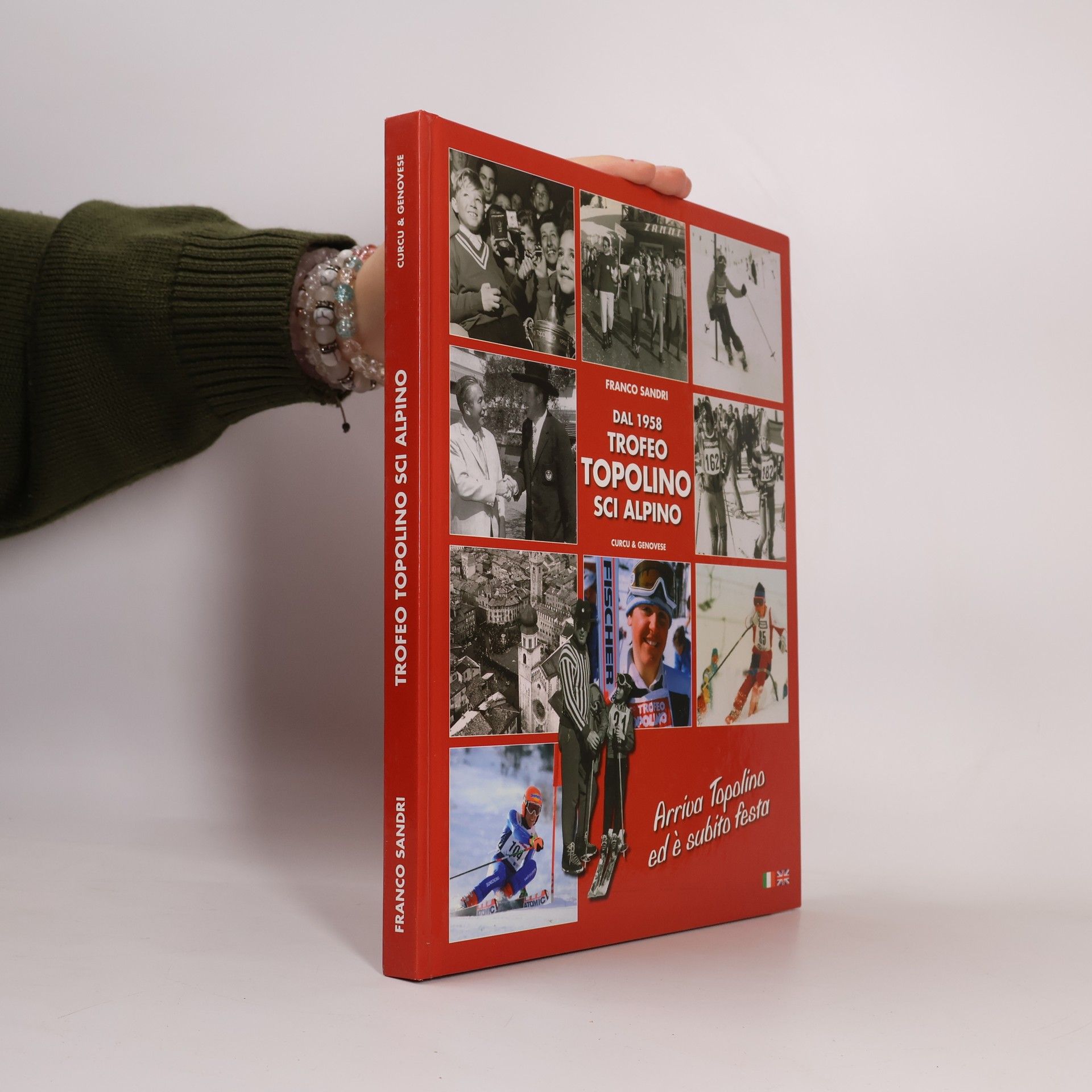 Franco Sandri Dal 1958 Trofeo Topolino sci alpino. Arriva Topolino ed è subito festa