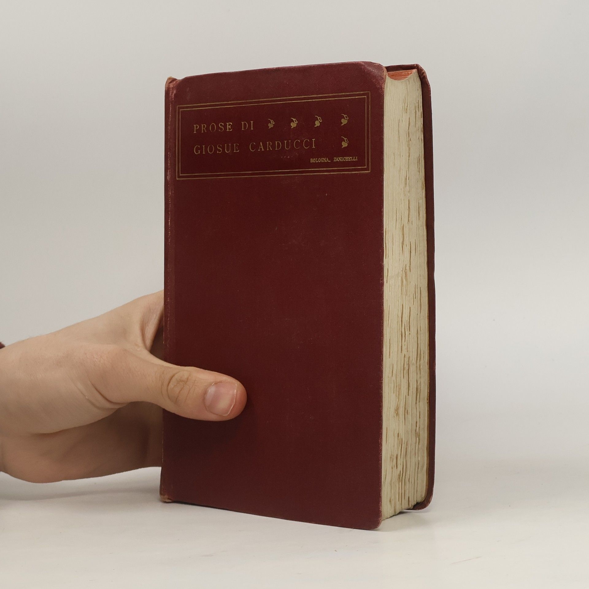 Giosue Carducci Prose di Giosue Carducci