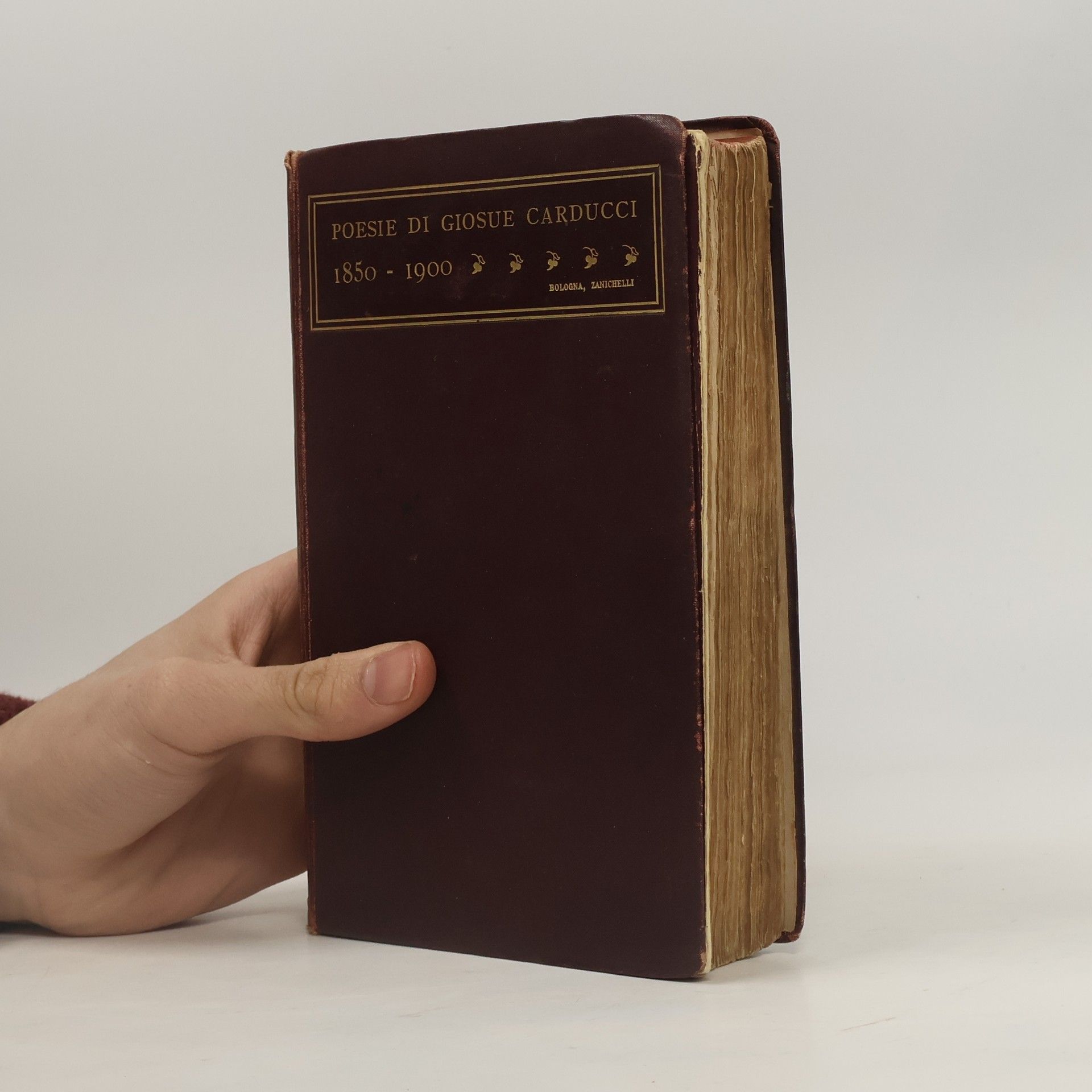 Giosue Carducci Poesie di Giosue Carducci. 1850-1900