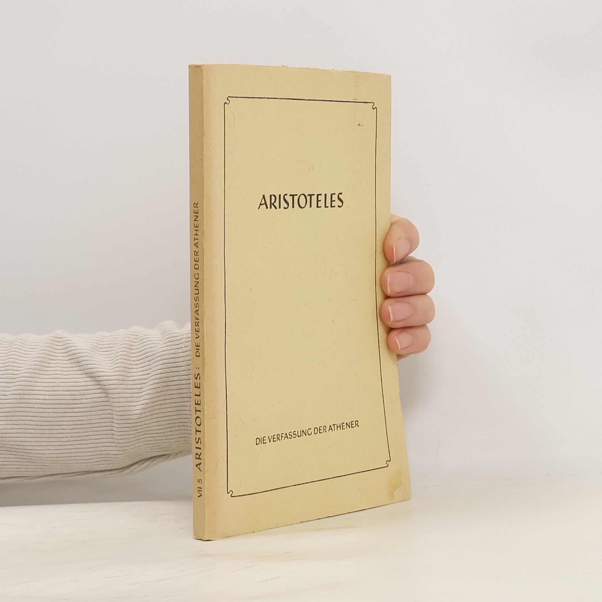 Aristoteles Die Verfassung der Athener