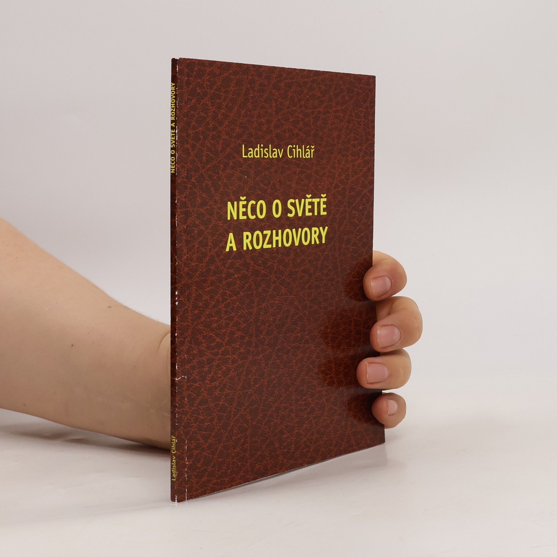 Ladislav Cihlář Něco o světě a rozhovory