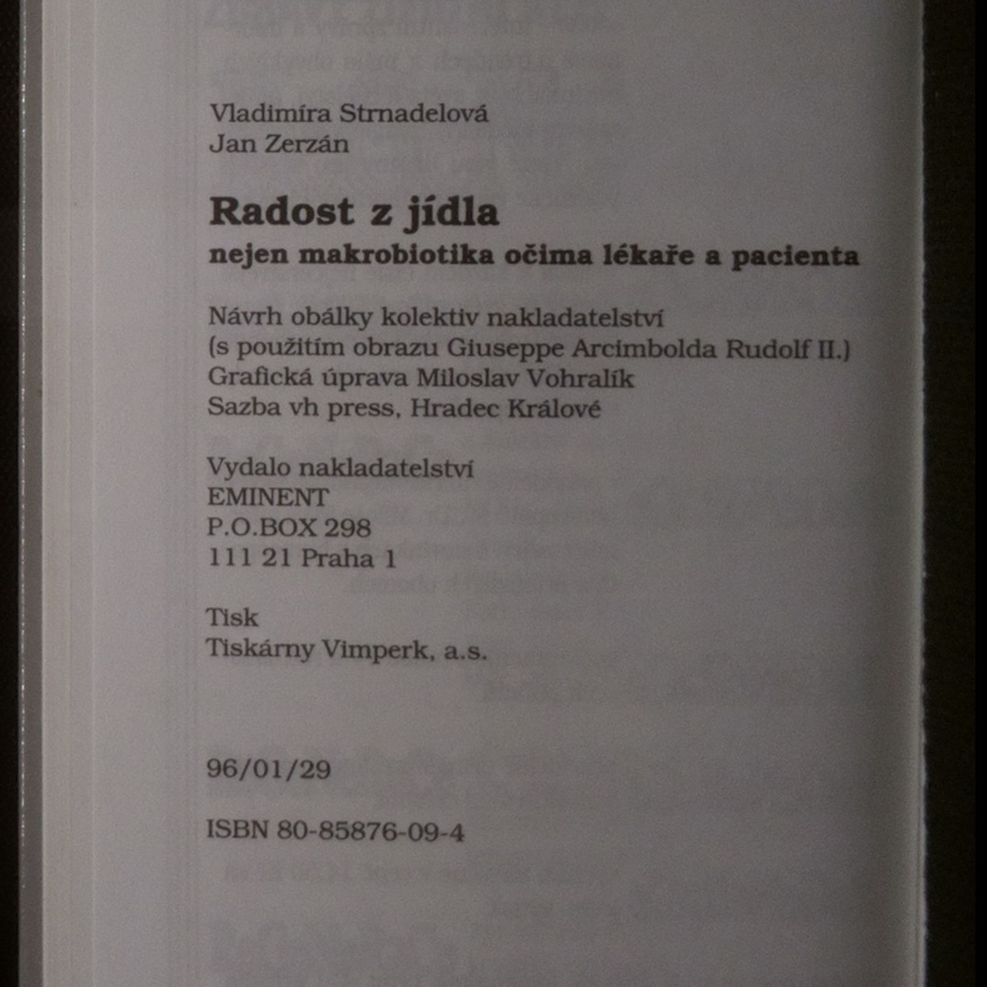 Vladimíra Strnadelová Radost z jídla