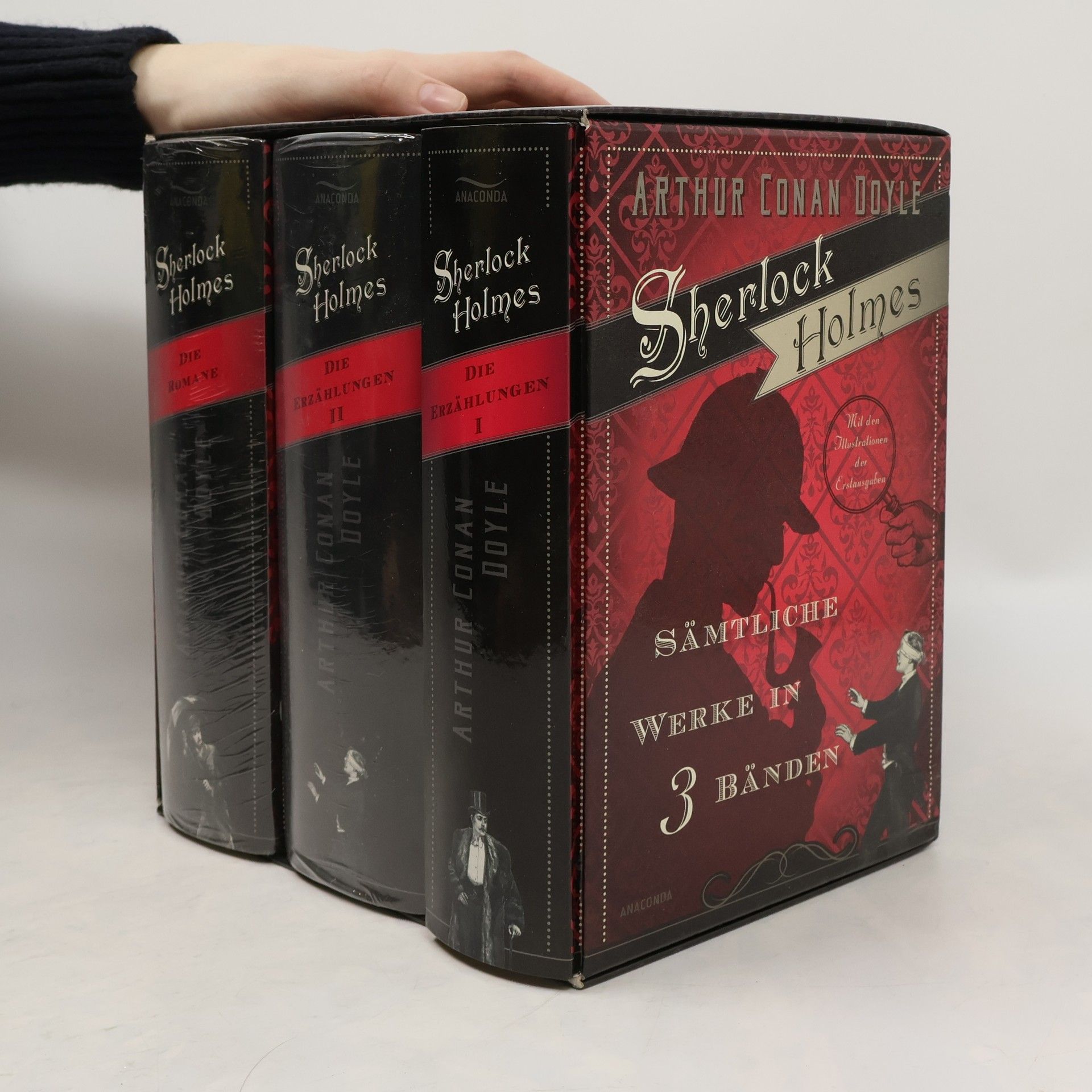 Arthur Conan Doyle Sherlock Holmes - Sämtliche Werke, 3 Bde.