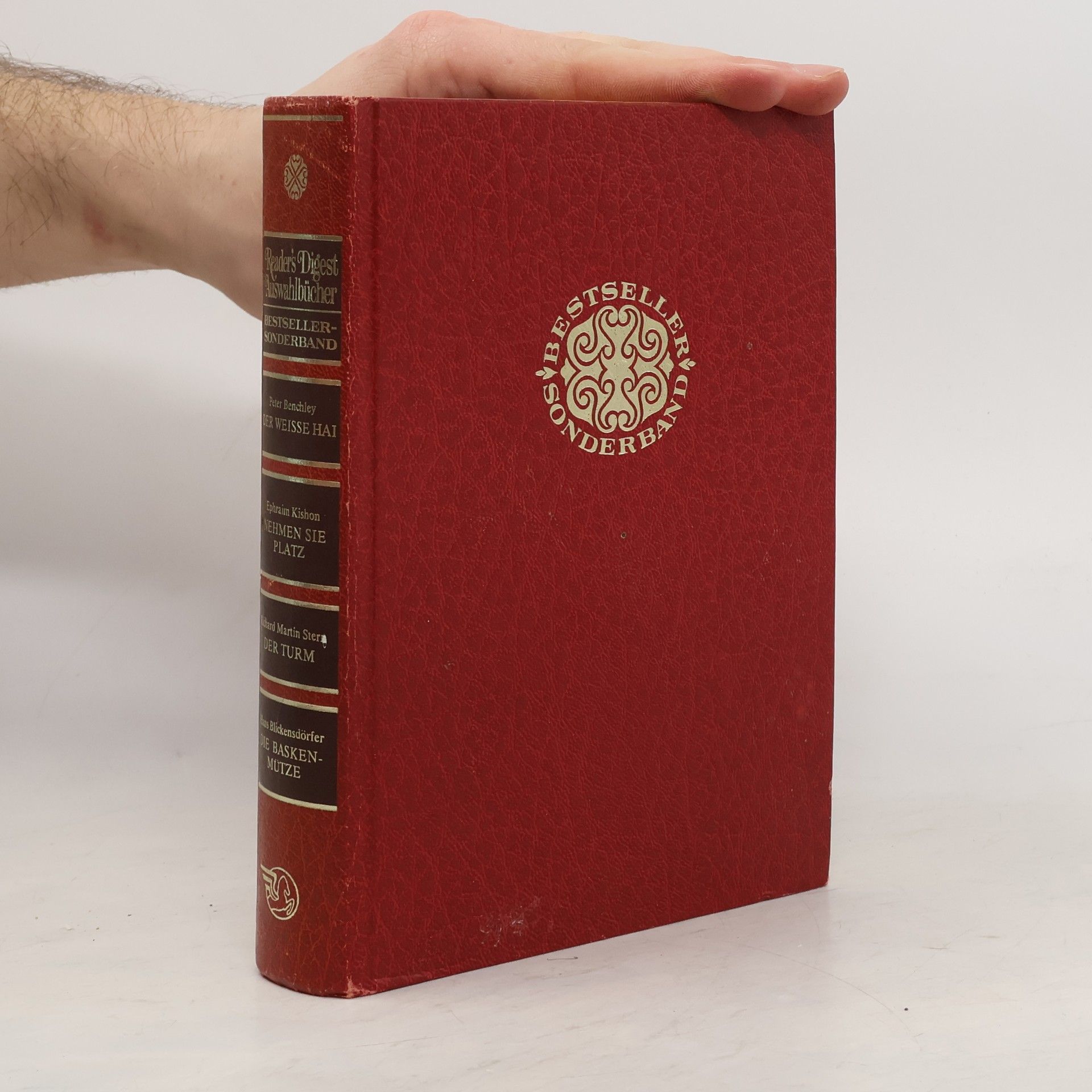 Hans Blickensdörfer Reader's Digest Auswahlbücher. Der weiße Hai. Nehmen sie Platz. Der Turm. Die Baskenmütze