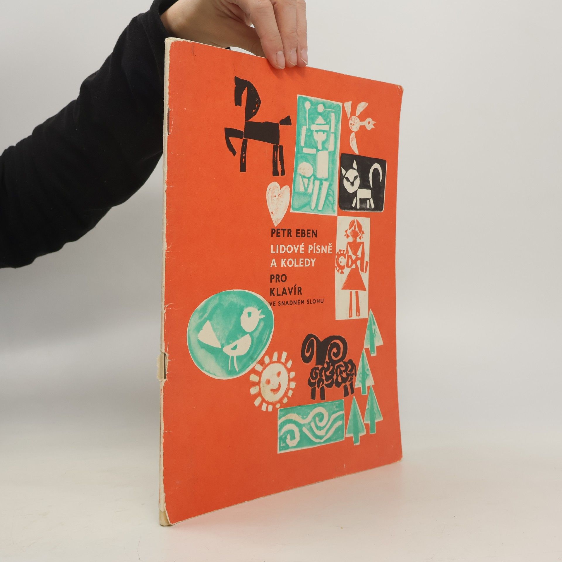 Petr Eben Lidové písně a koledy pro klavír ve snadném slohu