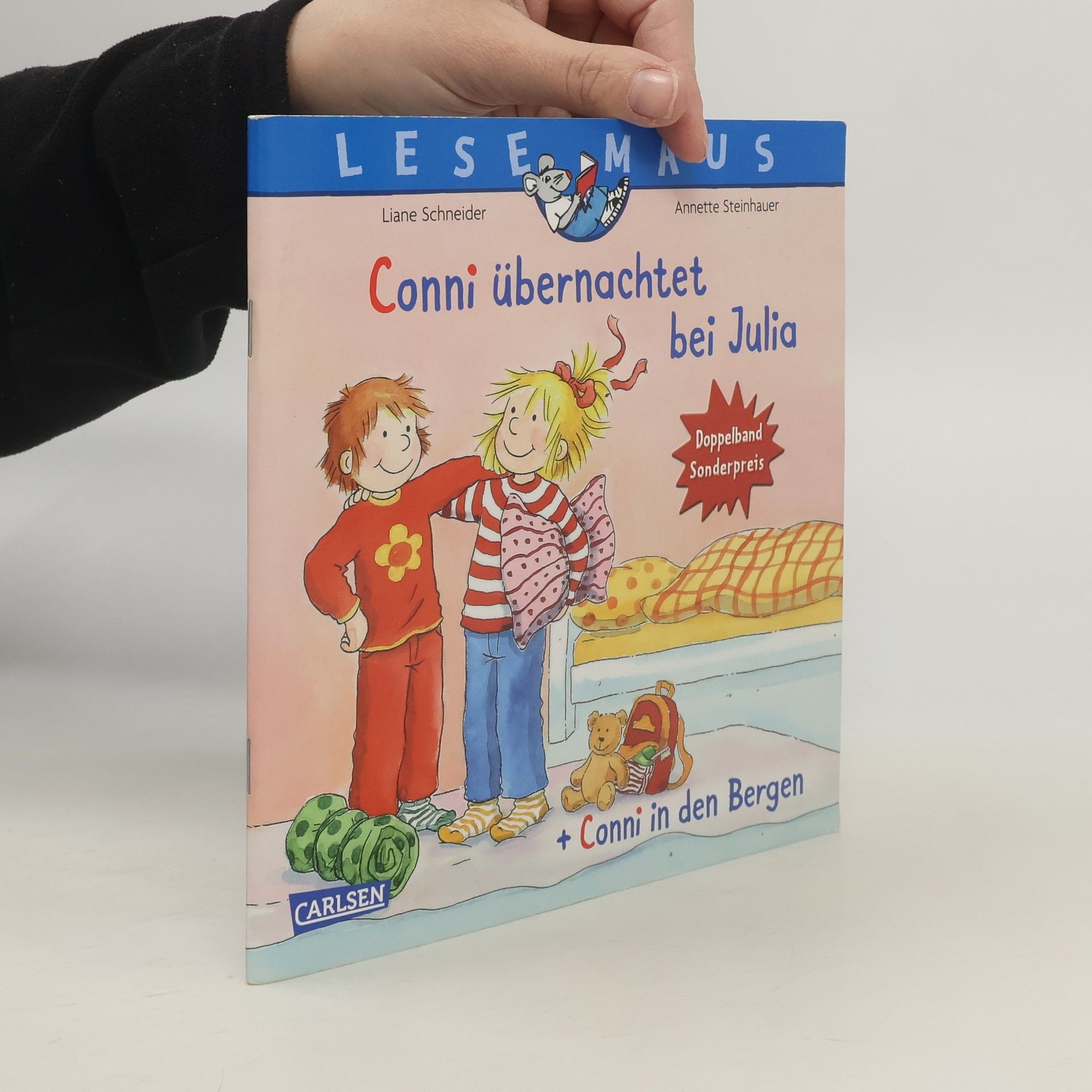 Liane Schneider LESEMAUS 207: \"Conni übernachtet bei Julia\" + \"Conni in den Bergen\" Conni Doppelband