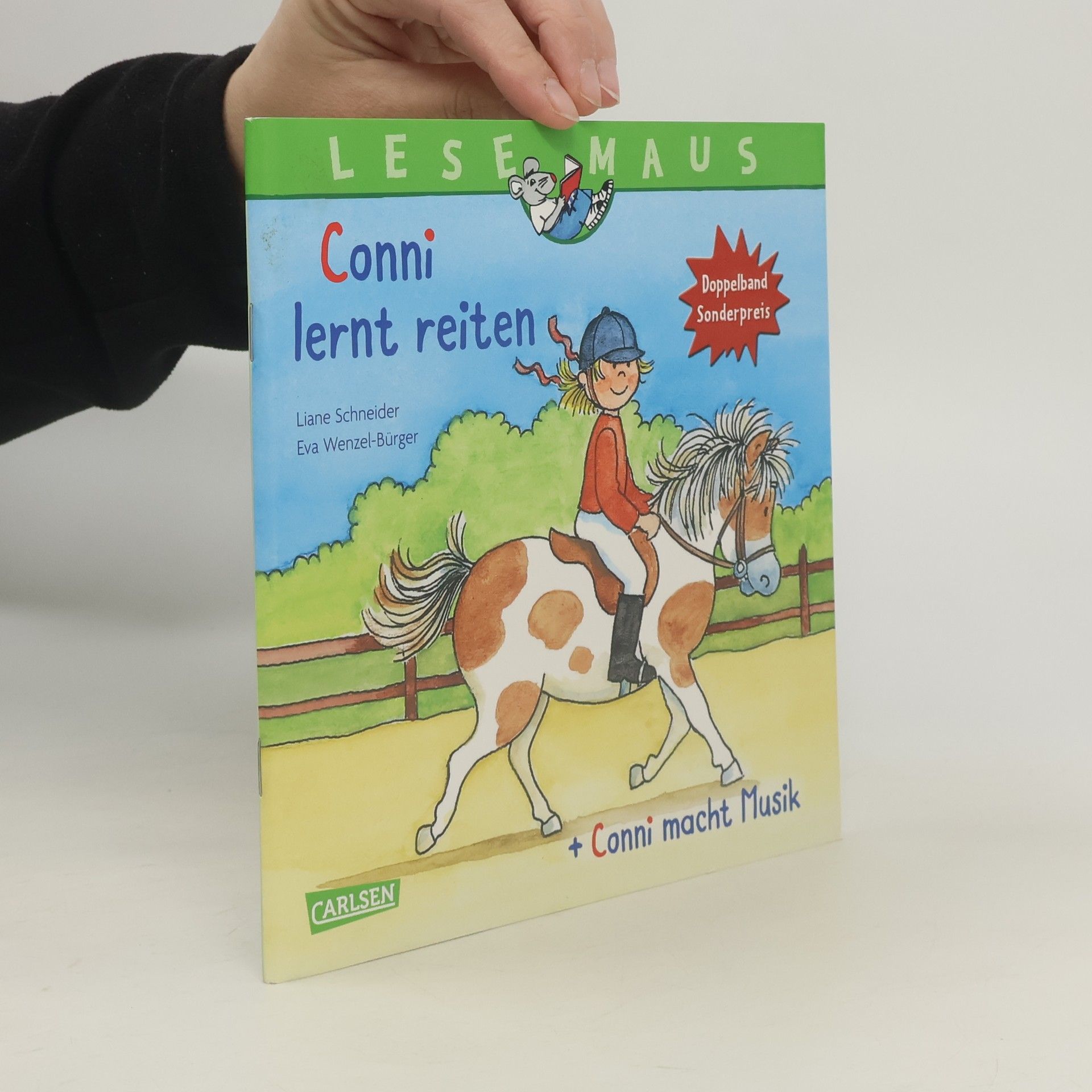 Lianne Schneider LESEMAUS 206: \"Conni lernt reiten\" + \"Conni macht Musik\" Conni Doppelband
