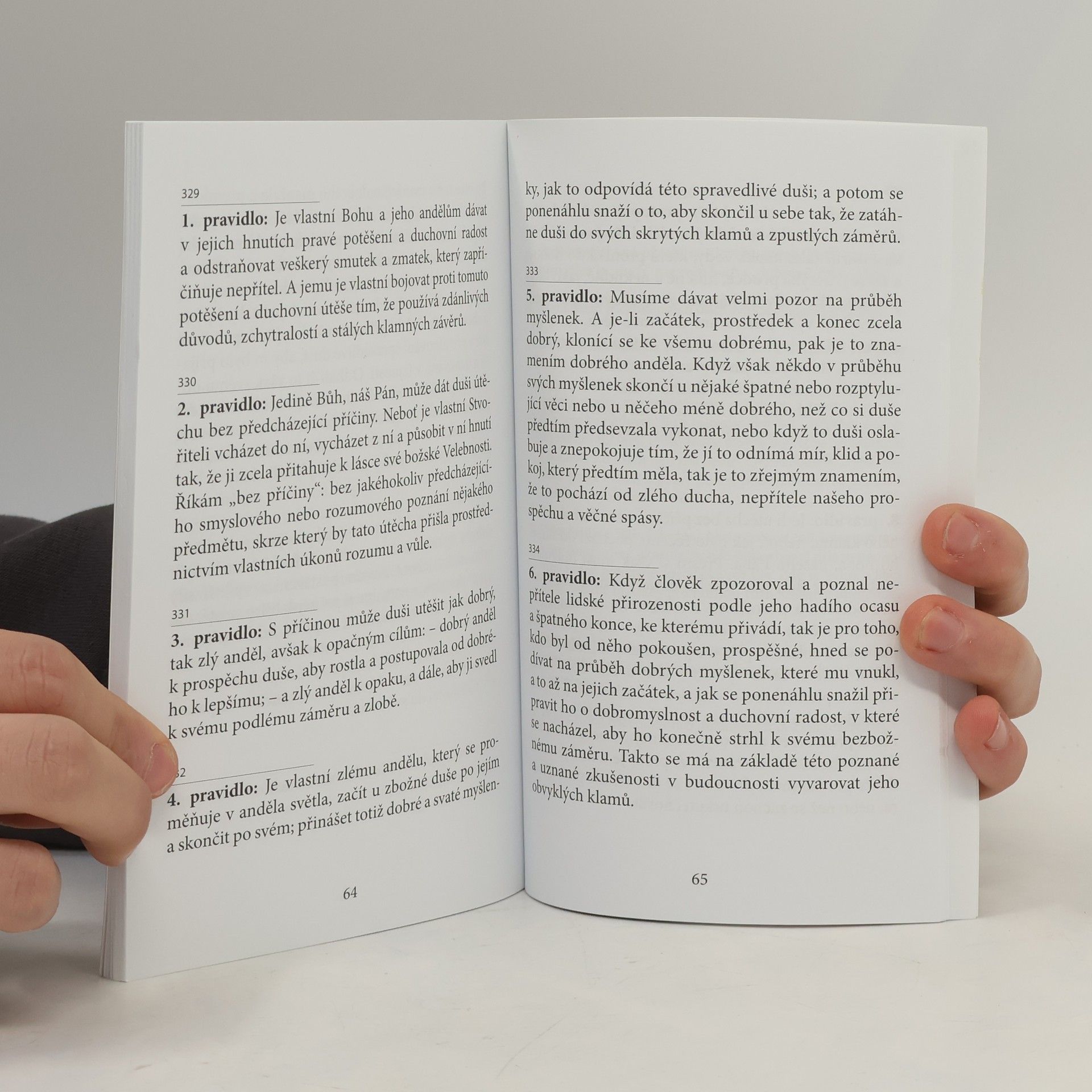 Giovanni Battista Scaramelli Pravidla pro rozlišování duchů