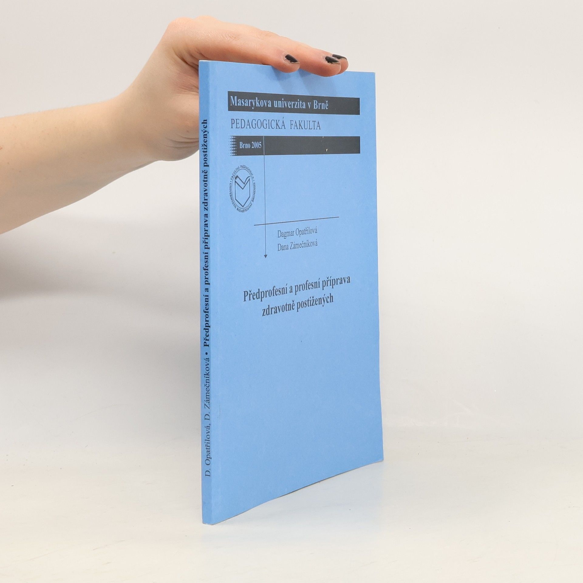 Dagmar Opatřilová Předprofesní a profesní příprava zdravotně postižených