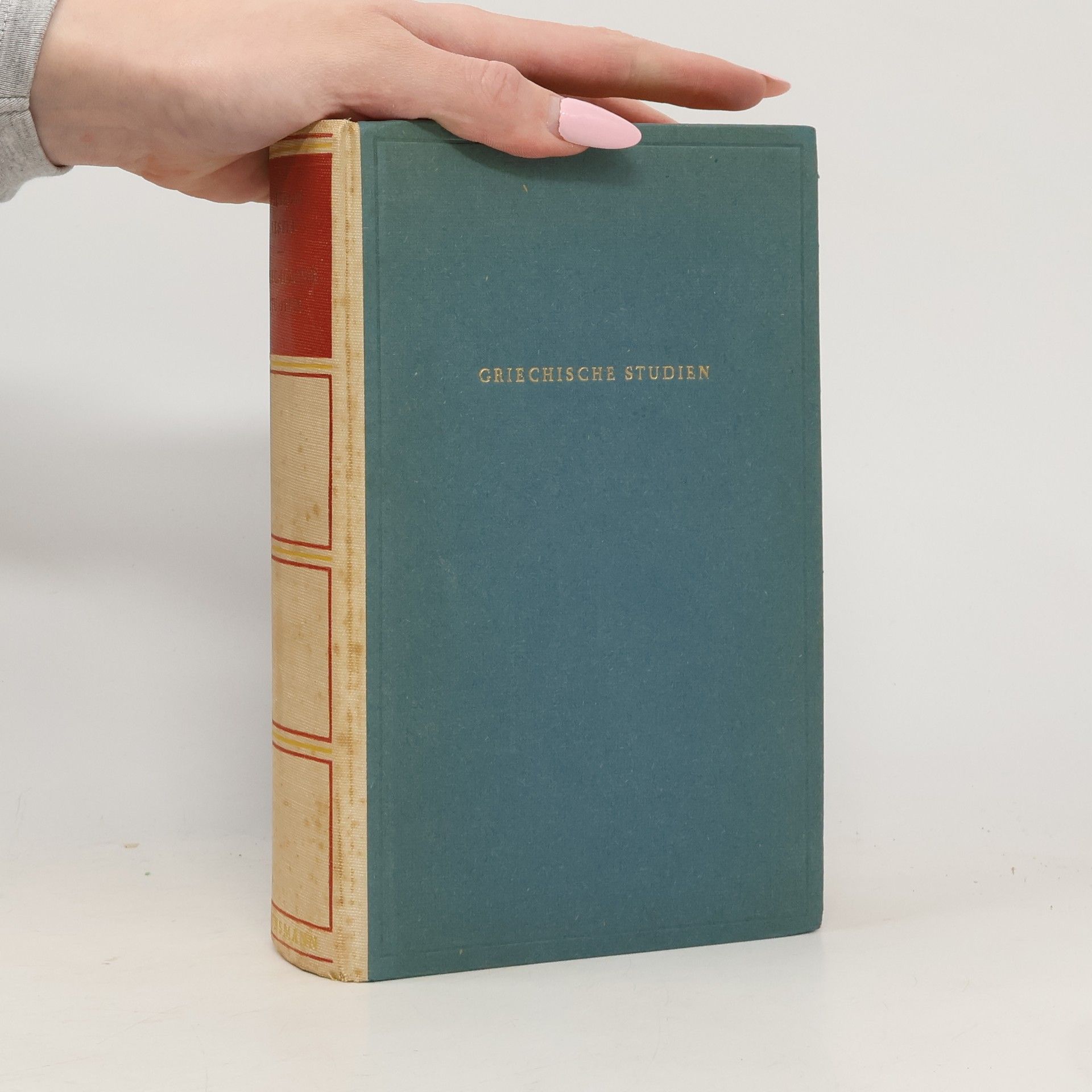 Wilhelm Nestle Griechische Studien