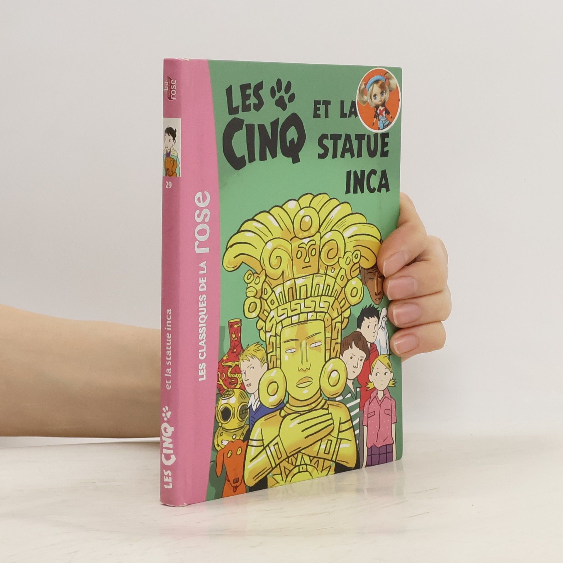 Claude Voilier Les Cinq et la statue inca