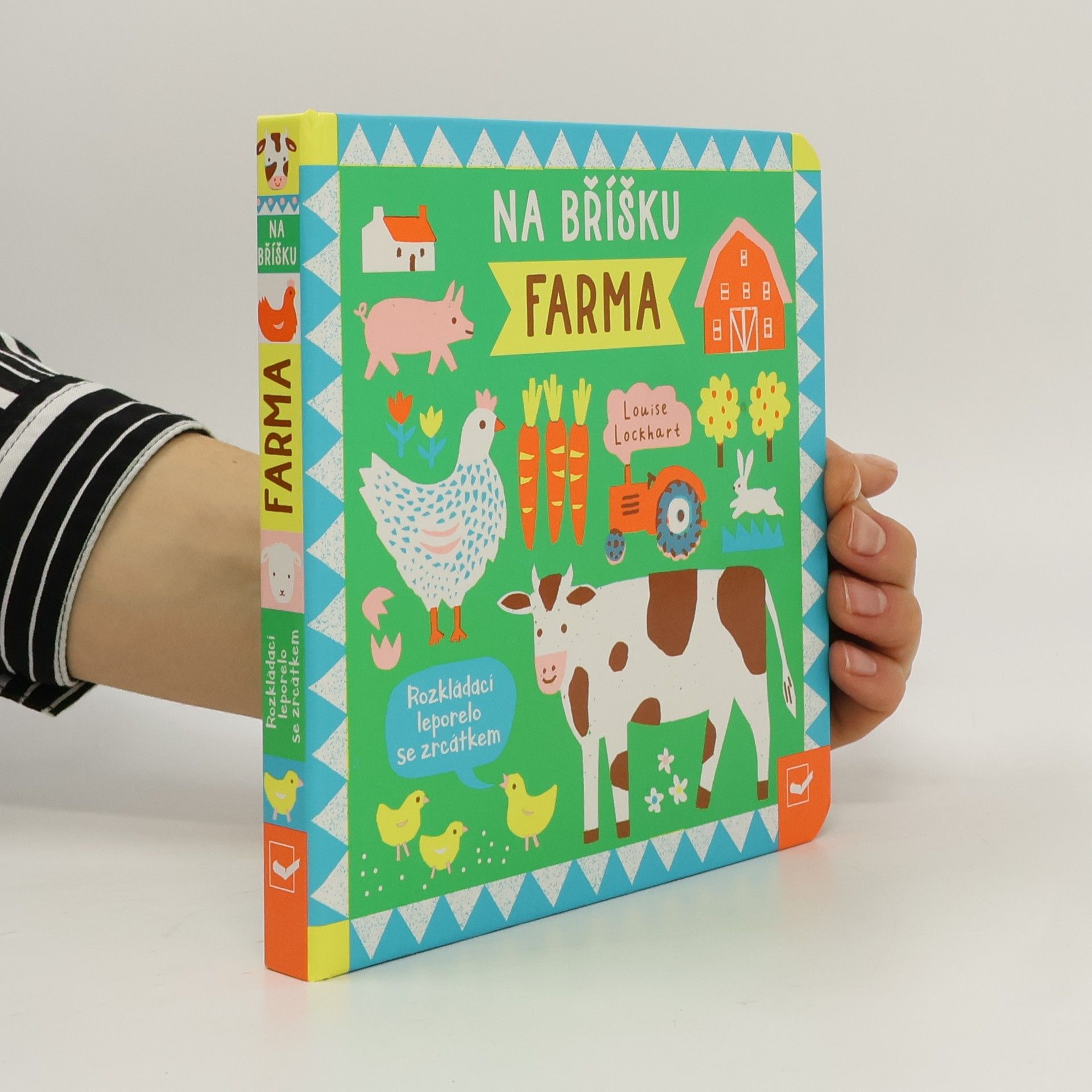 Svojtka&Co. Na bříšku Farma - Rozkládací leporelo se zrcátkem