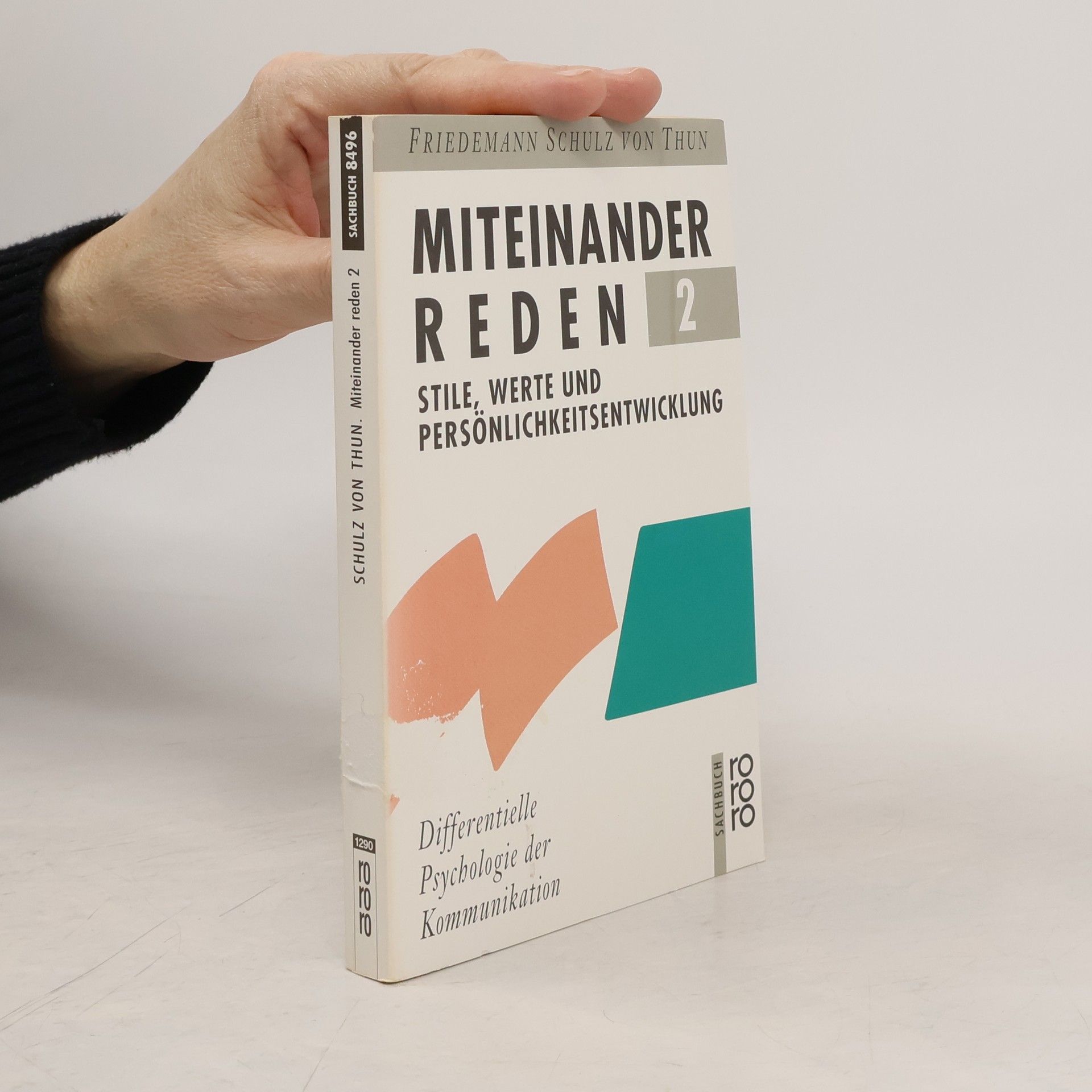 Friedemann Schulz von Thun Miteinander reden 2