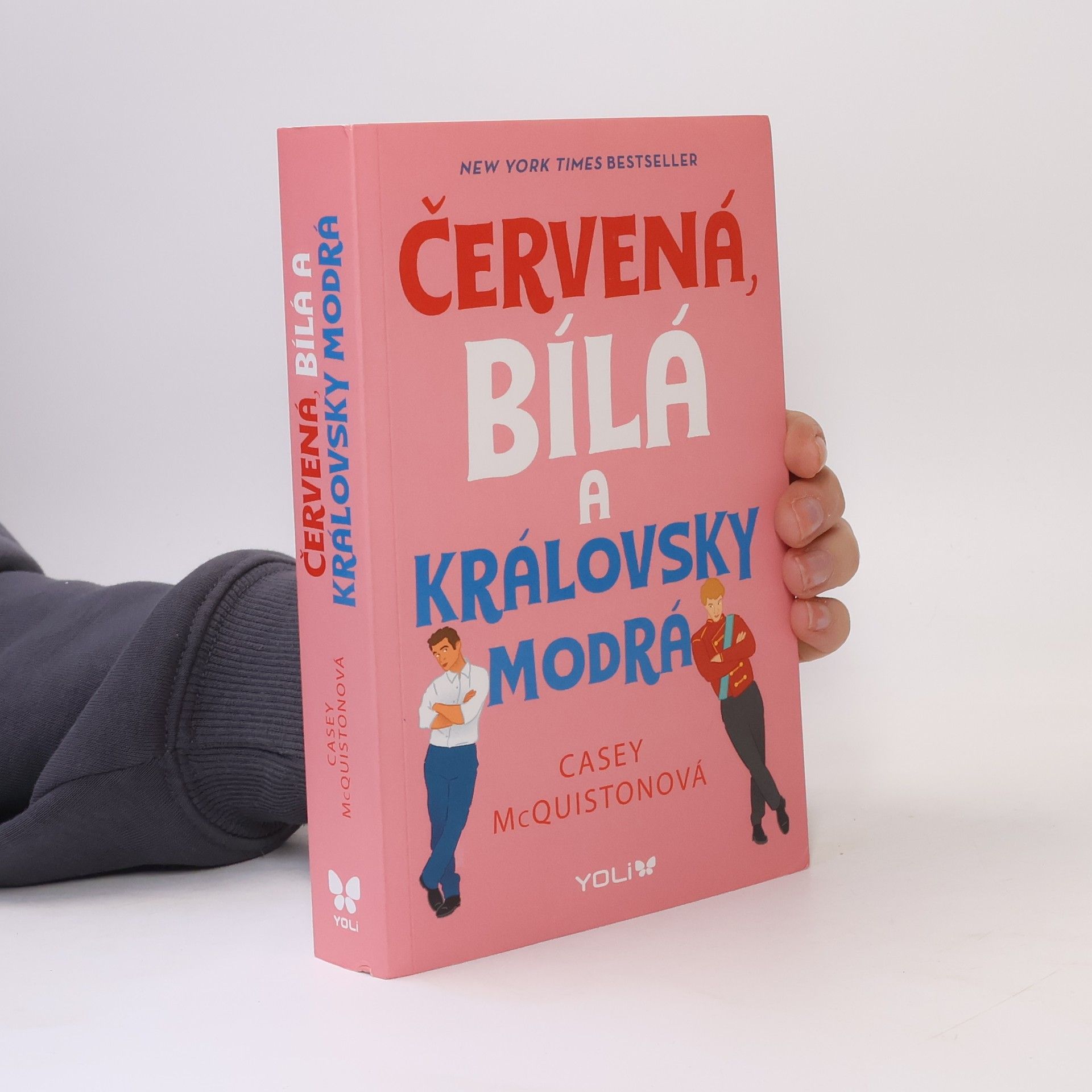 Casey McQuiston Červená, bílá a královsky modrá