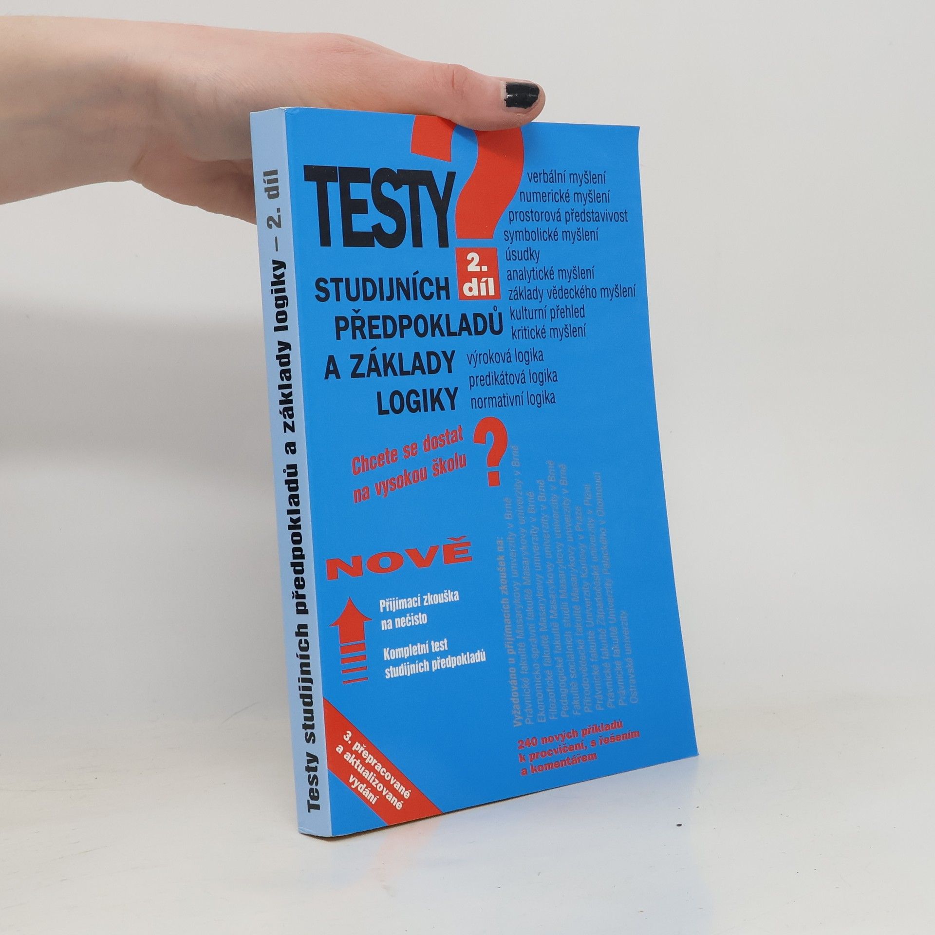 Kolektiv autorů Testy studijních předpokladů a základy logiky 2. díl