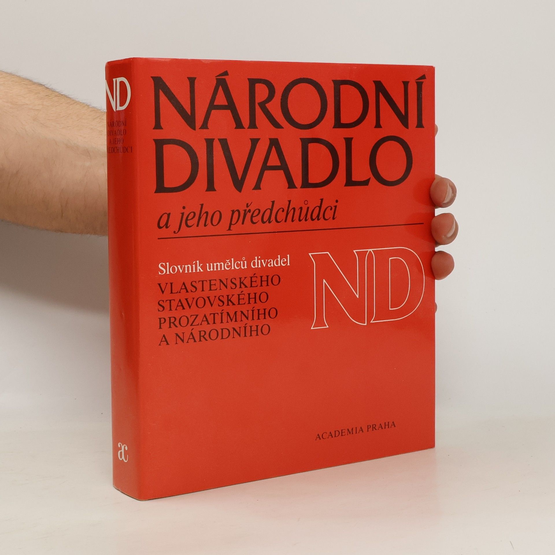 Vladimír Procházka Národní divadlo a jeho předchůdci