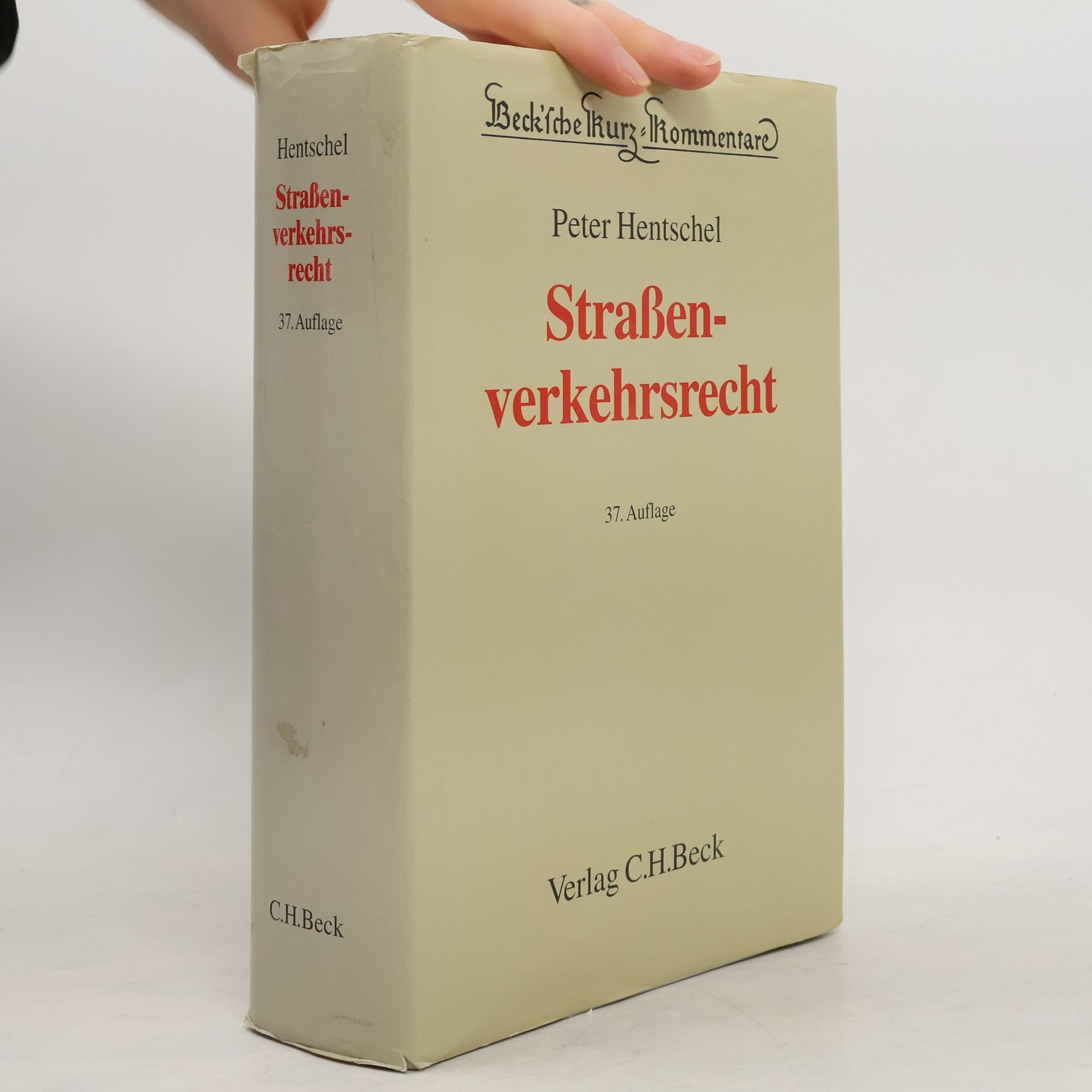 Peter Hentschel Straßenverkehrsrecht