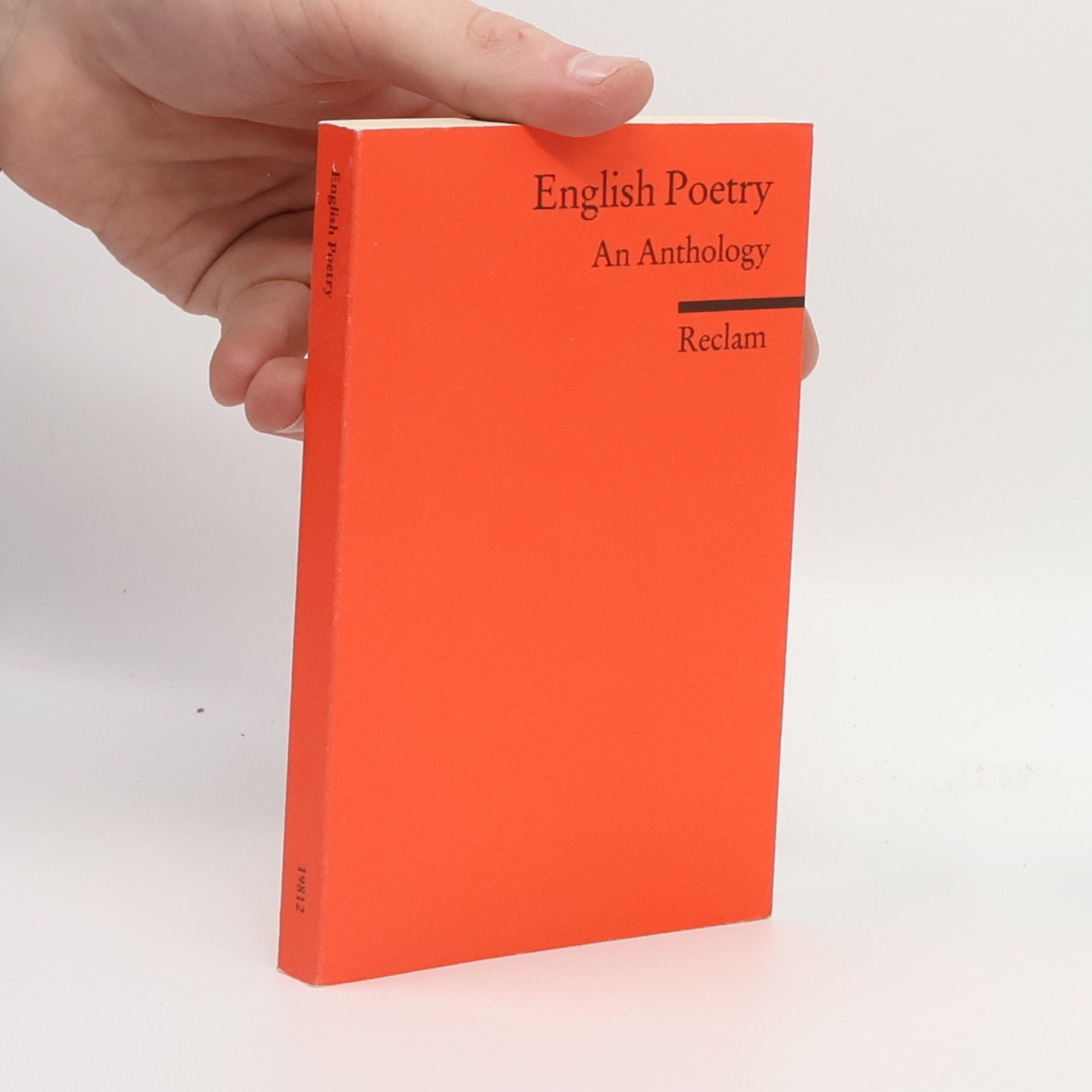 Raimund Borgmeier Reclams Universal-Bibliothek: English Poetry