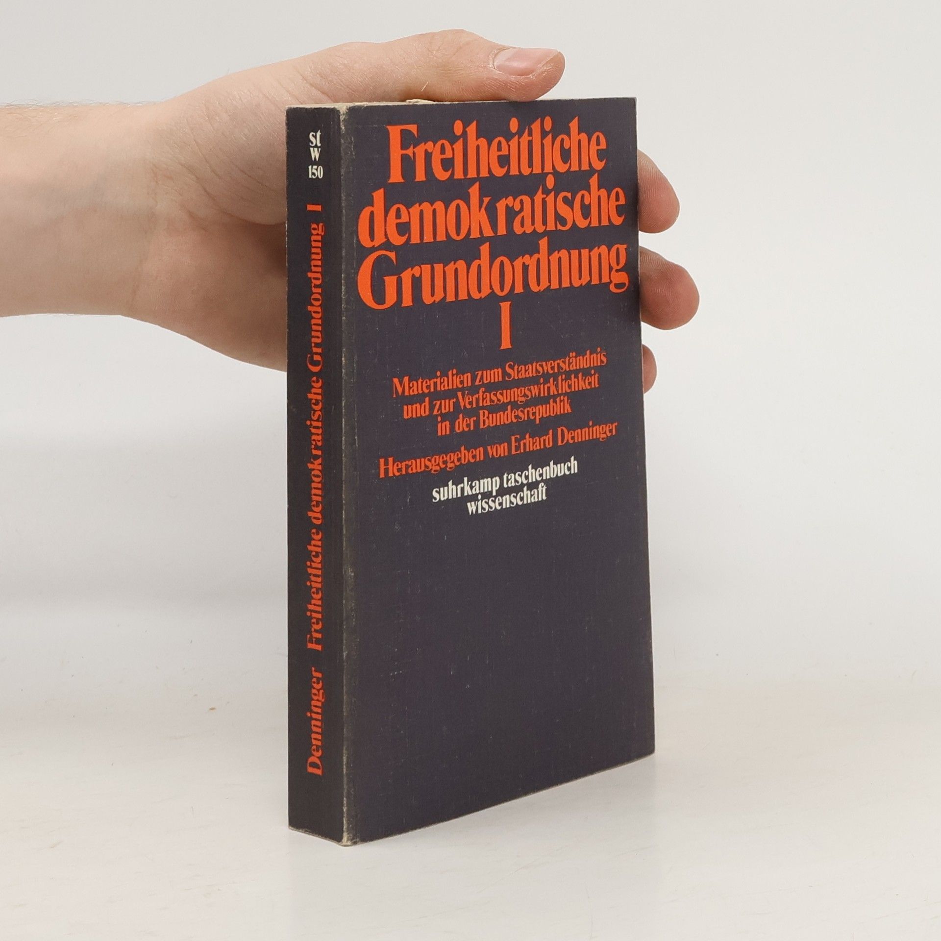 Suhrkamp Taschenbuch Wissenschaft - 2: Freiheitliche demokratische Grundordnung