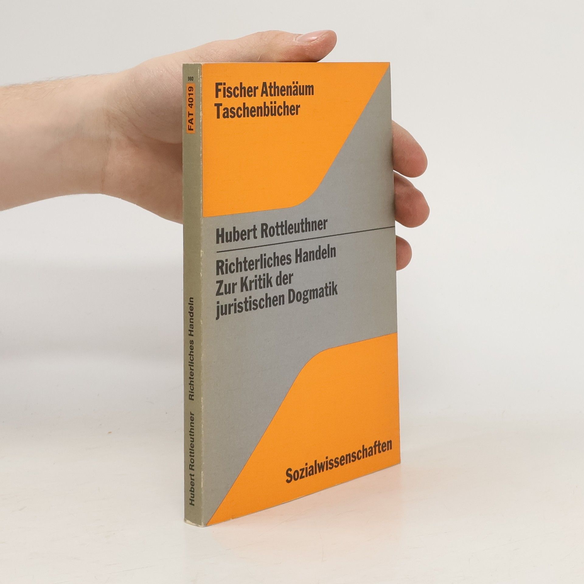 Hubert Rottleuthner Richterliches Handeln