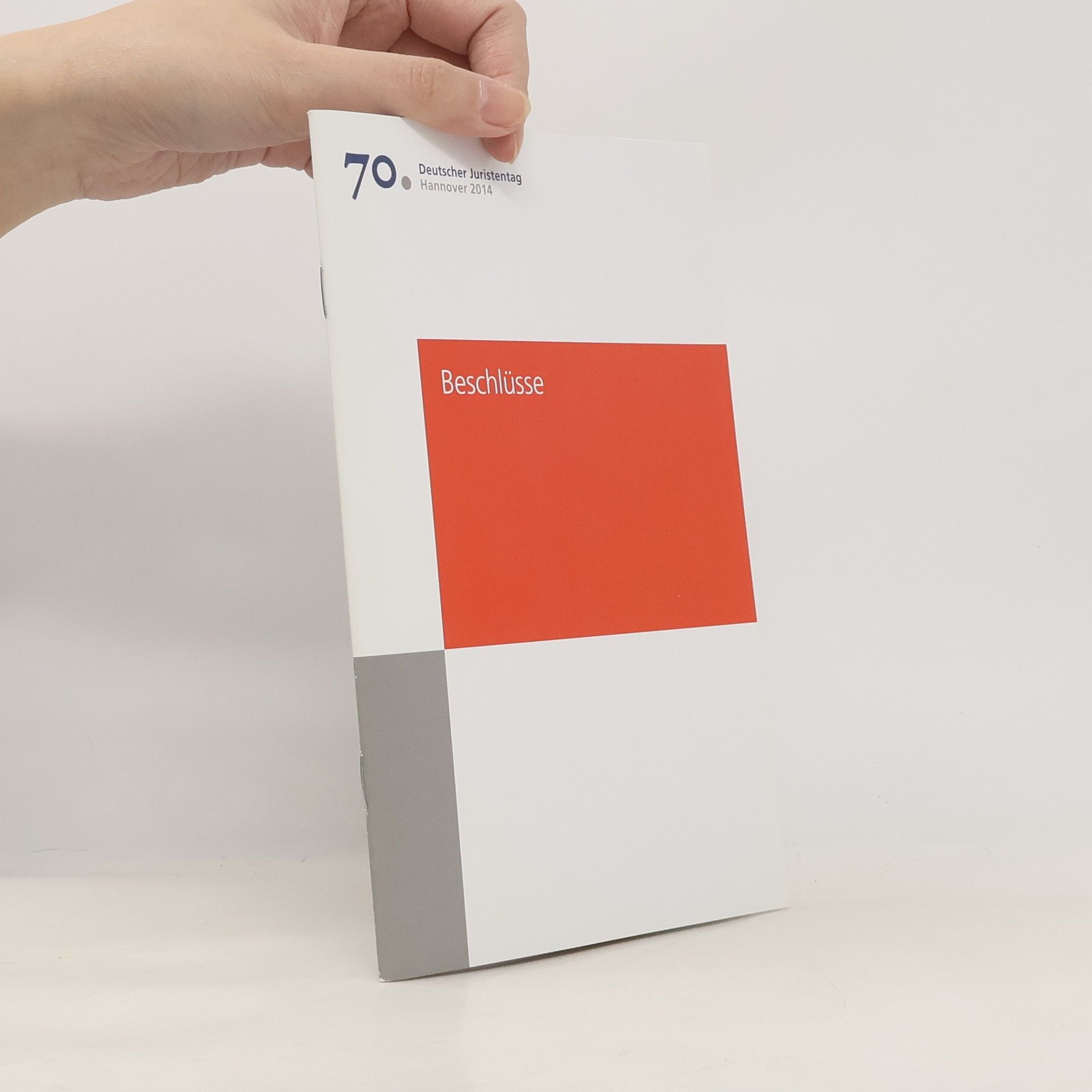 Various authors Deutscher Juristentag 70. Beschlüsse