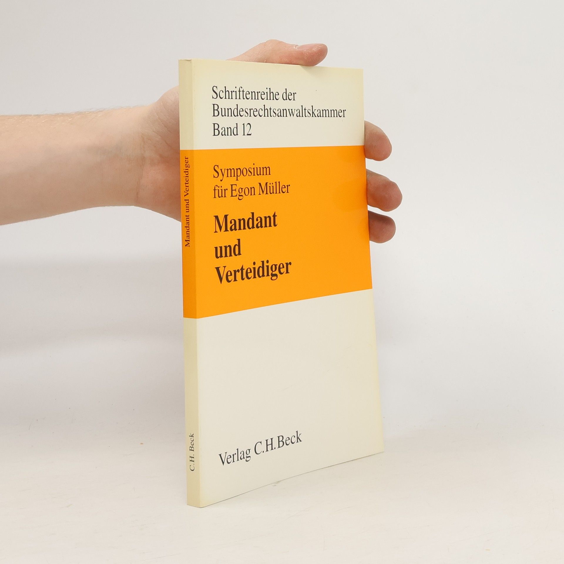 Eberhard Wahle Mandant und Verteidiger